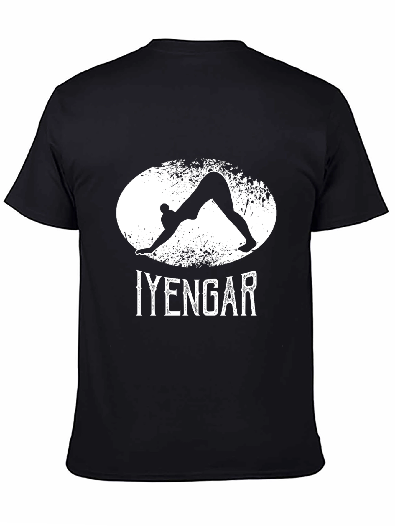 Iyengar Yoga Black T-Shirt