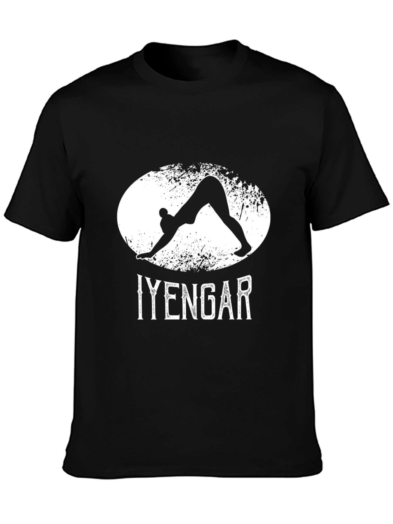 Iyengar Yoga Black T-Shirt