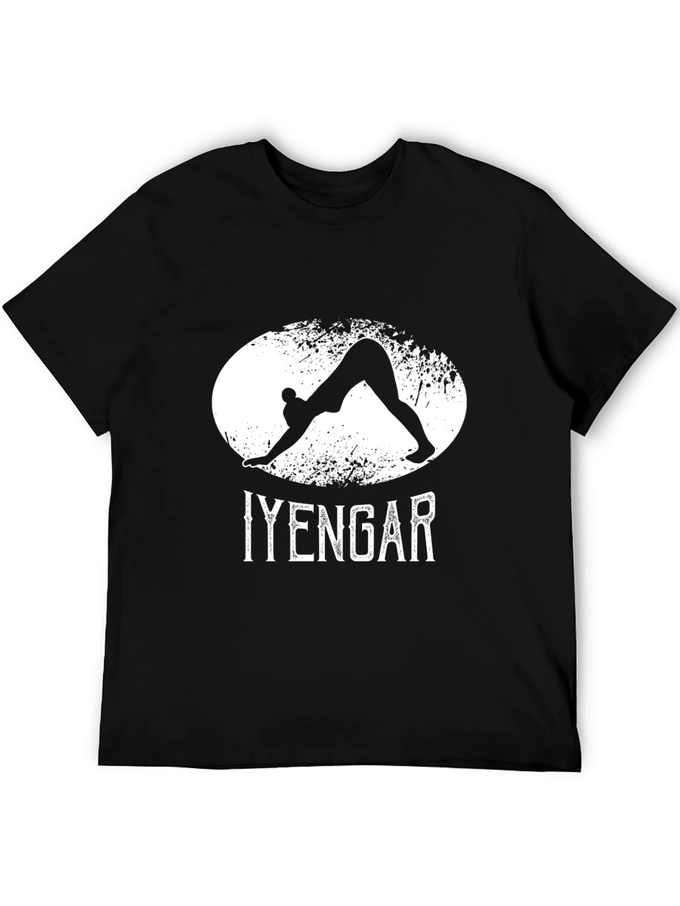 Iyengar Yoga Black T-Shirt