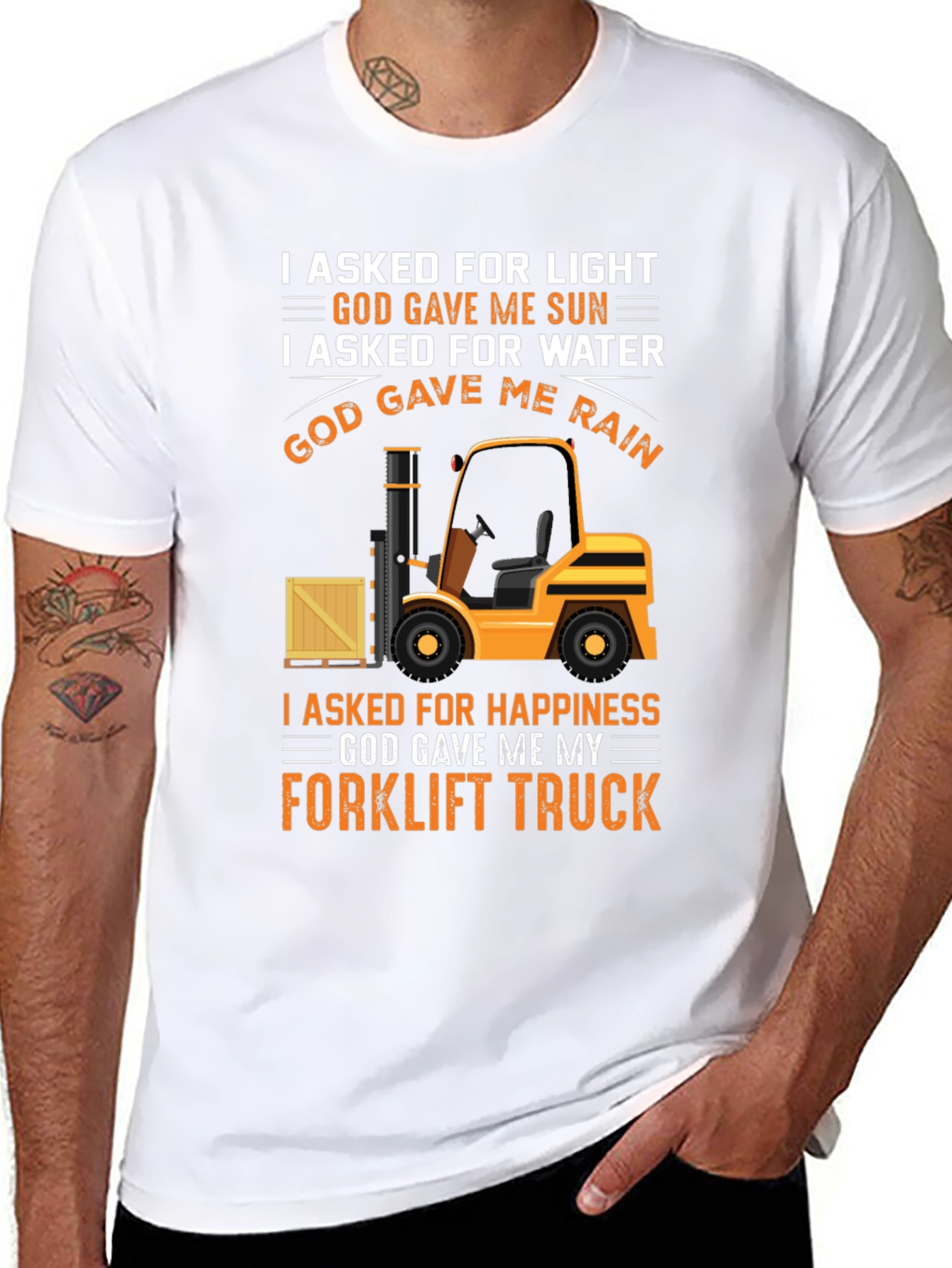 Forklift Truck Graphic Tee