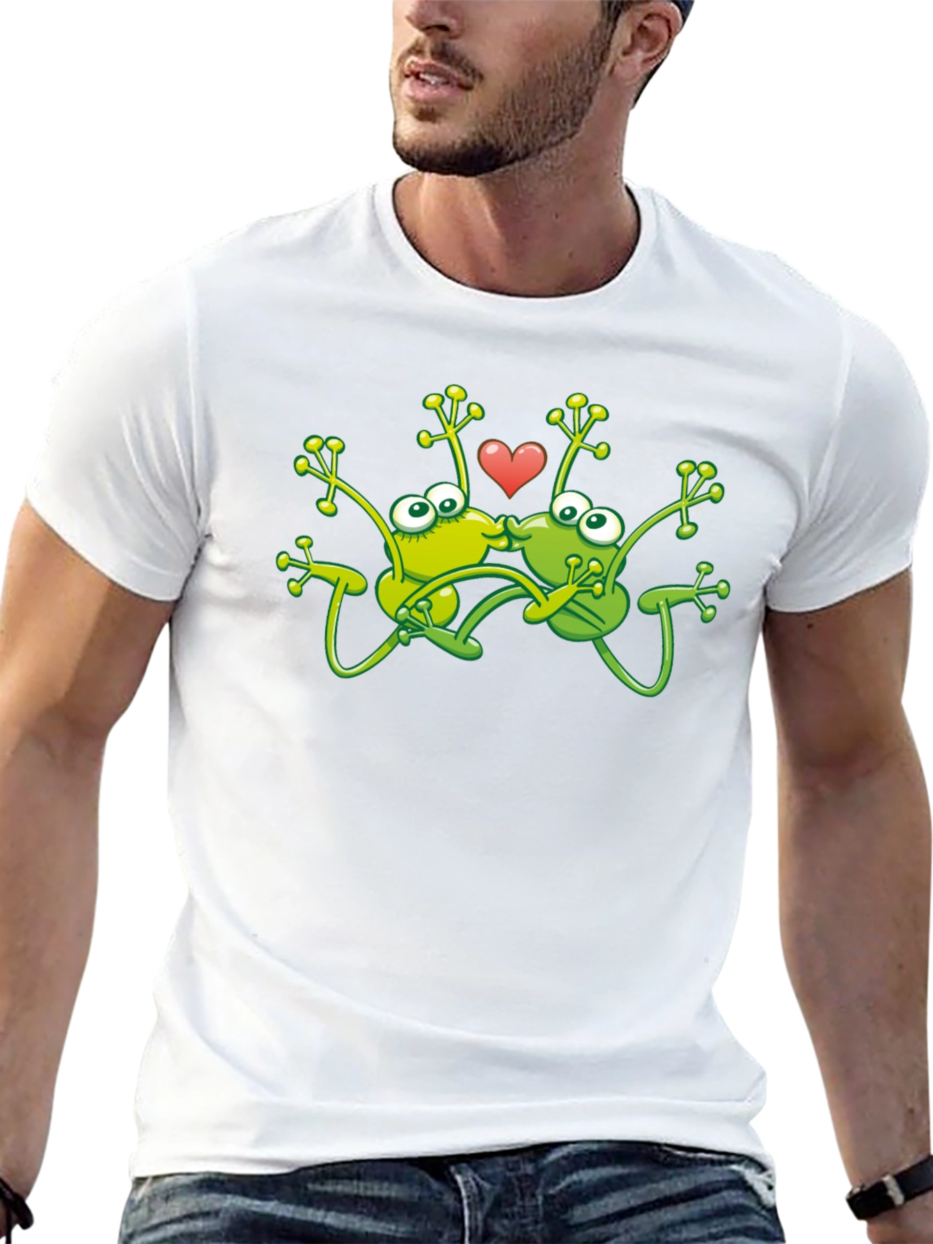 Kissing Frogs Graphic Tee