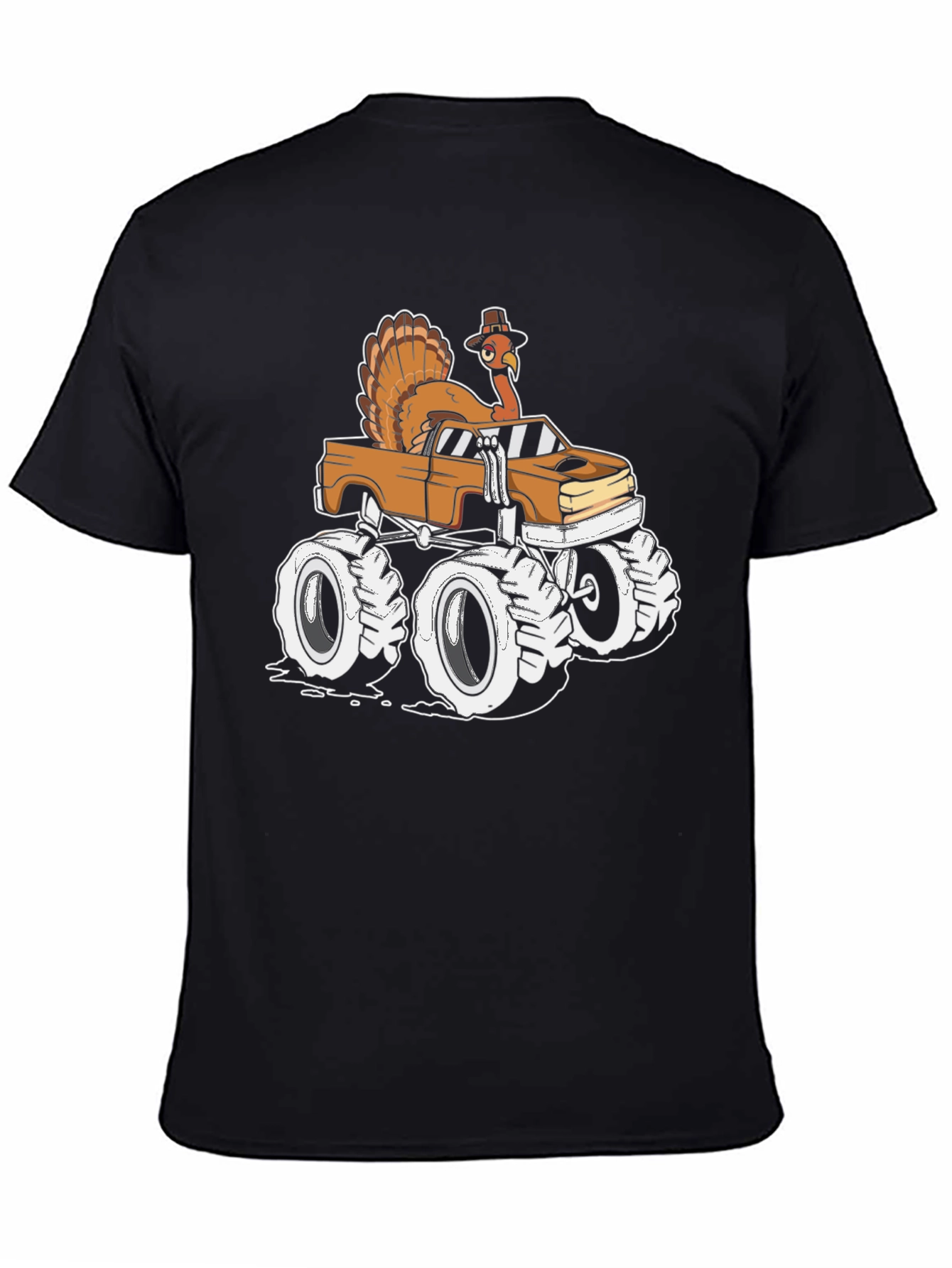 Turkey Monster Truck T-Shirt - Thanksgiving Fun