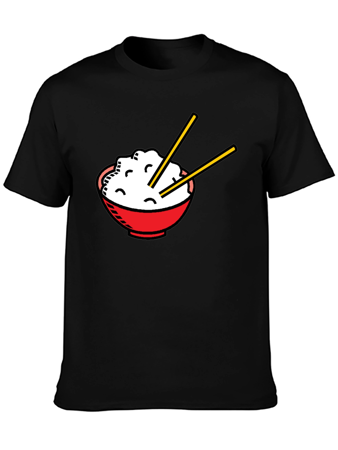 Rice Bowl Graphic T-Shirt - Unisex Asian Food Tee