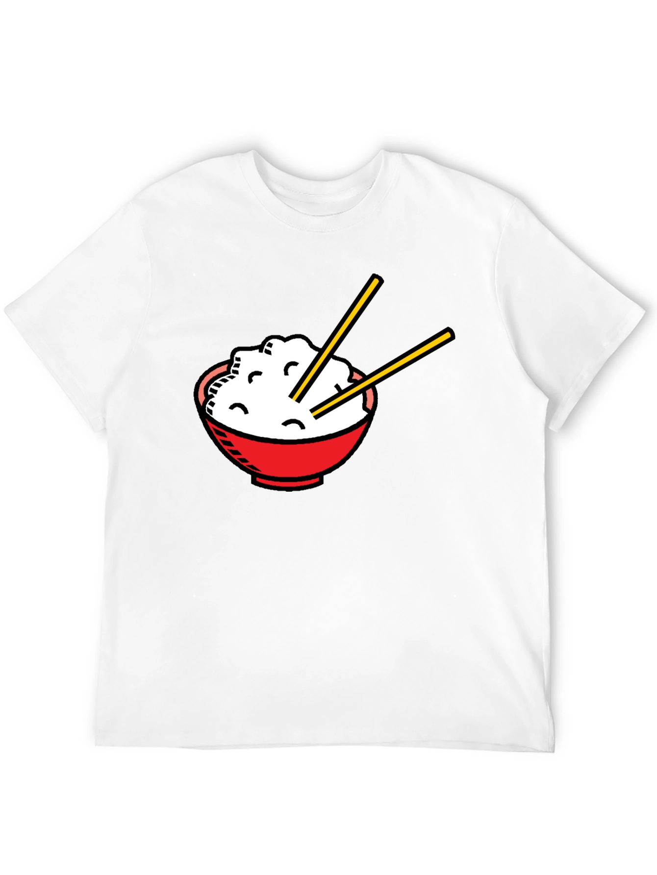 Rice Bowl Graphic T-Shirt - Unisex Asian Food Tee