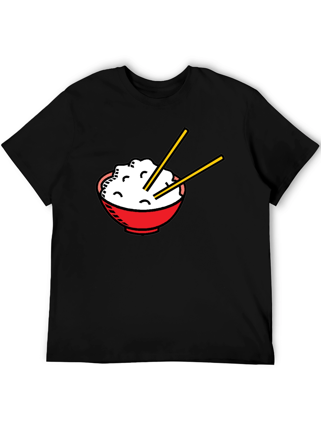 Rice Bowl Graphic T-Shirt - Unisex Asian Food Tee
