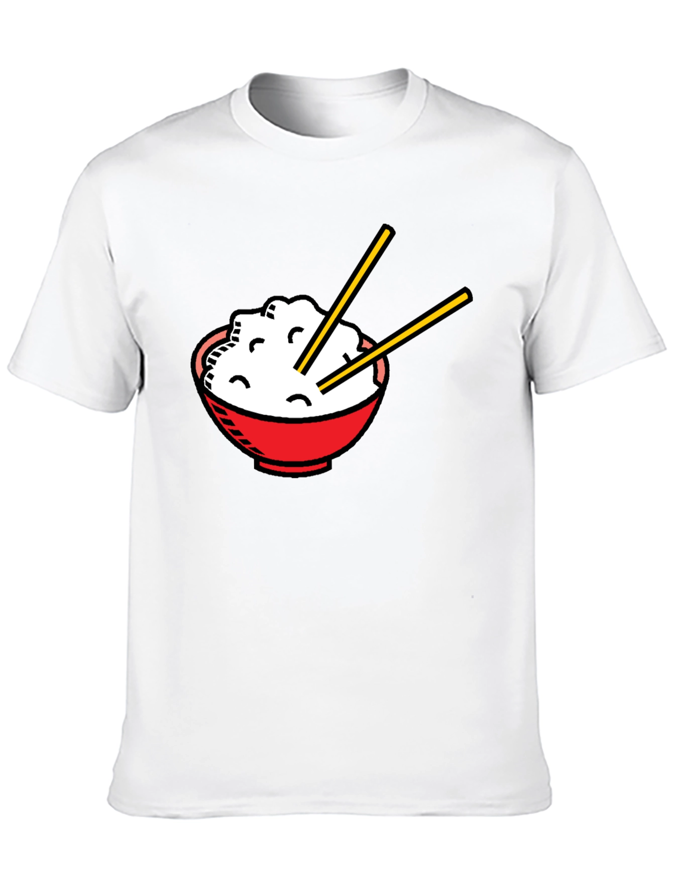 Rice Bowl Graphic T-Shirt - Unisex Asian Food Tee