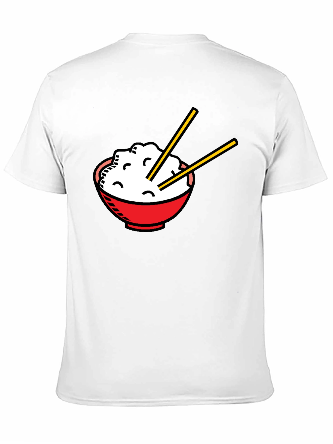 Rice Bowl Graphic T-Shirt - Unisex Asian Food Tee