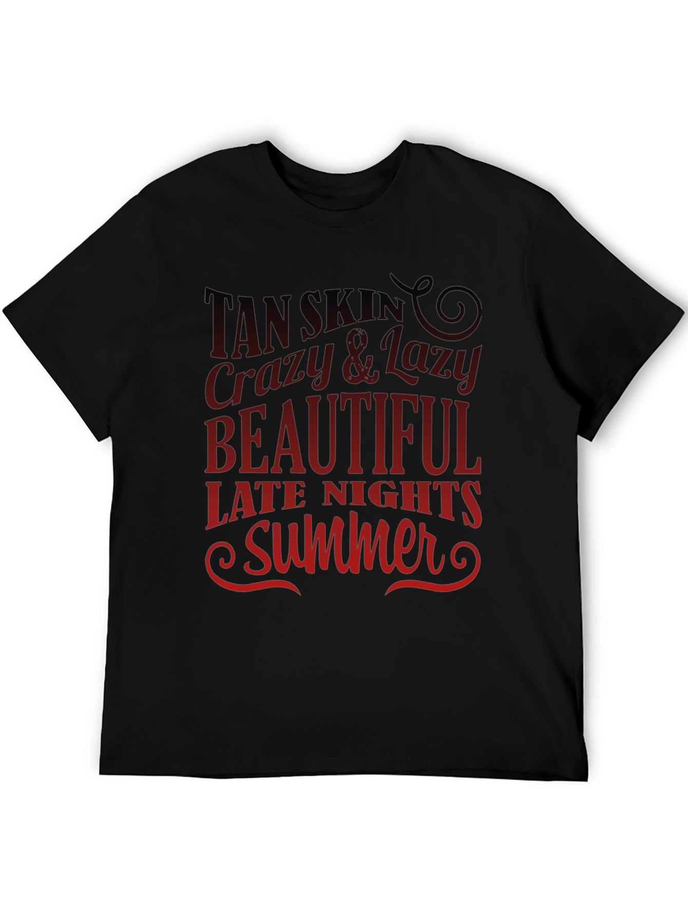 Tan Skin Crazy & Lazy Summer T-Shirt
