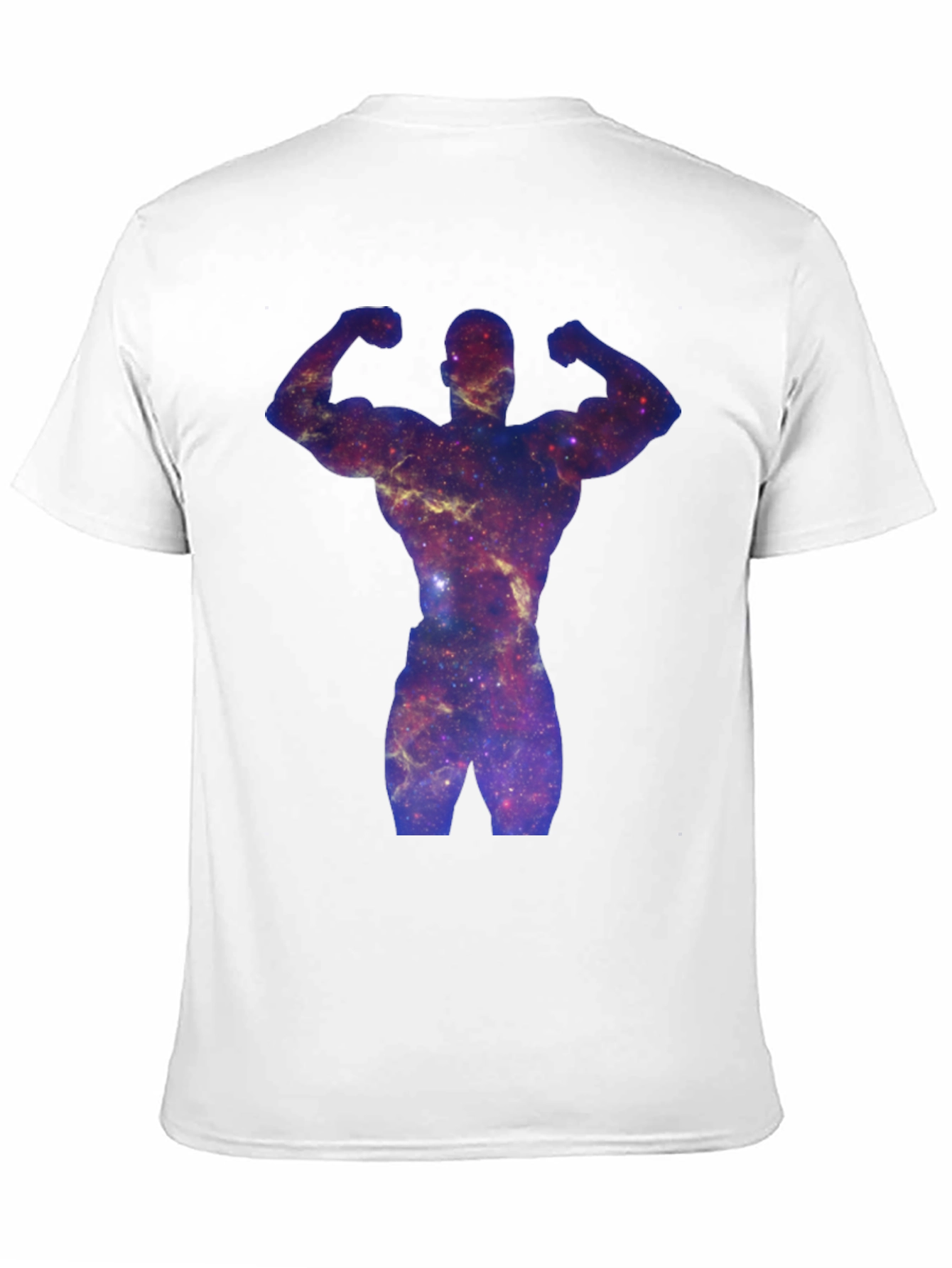 Galaxy Bodybuilder Black T-Shirt