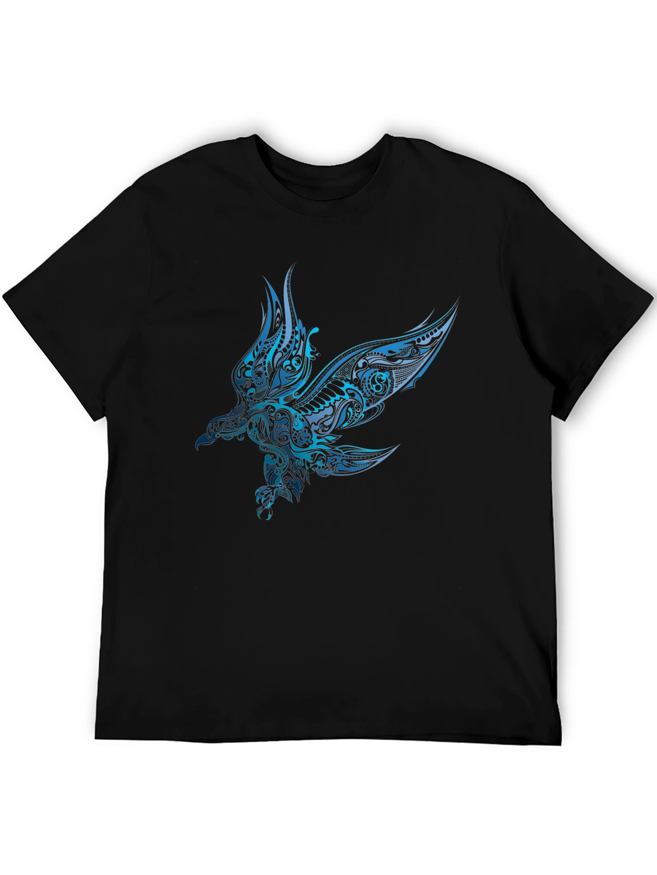 Tribal Eagle Black T-Shirt