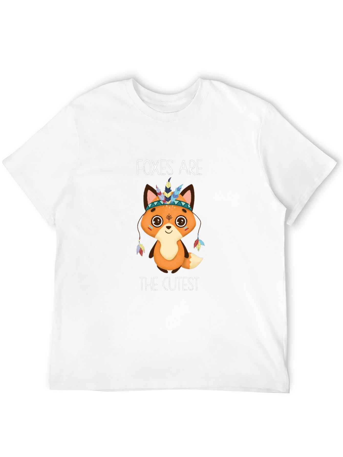 Foxes Are The Cutest T-Shirt - Black