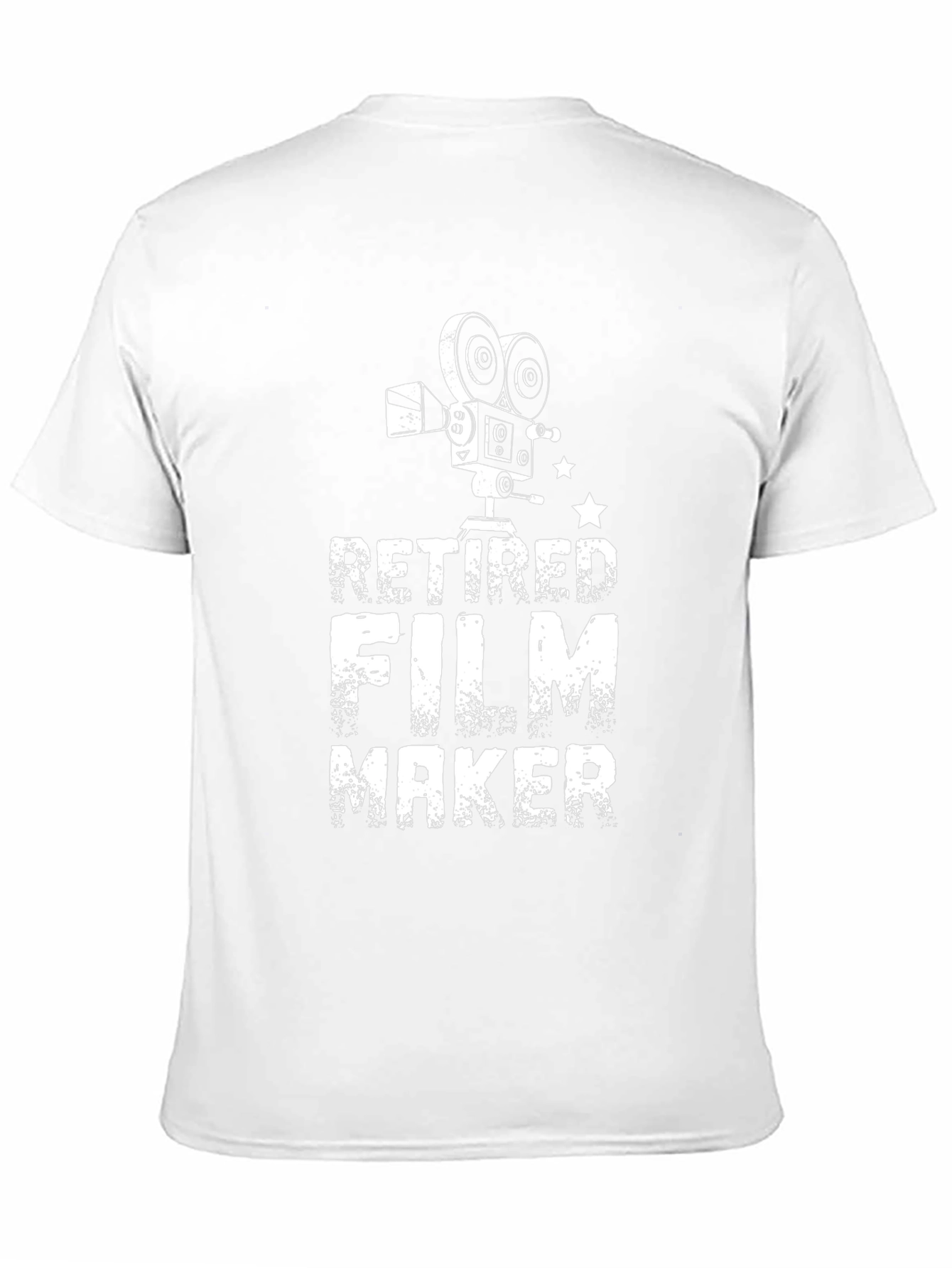 Retired Filmmaker T-Shirt - Black Graphic Tee
