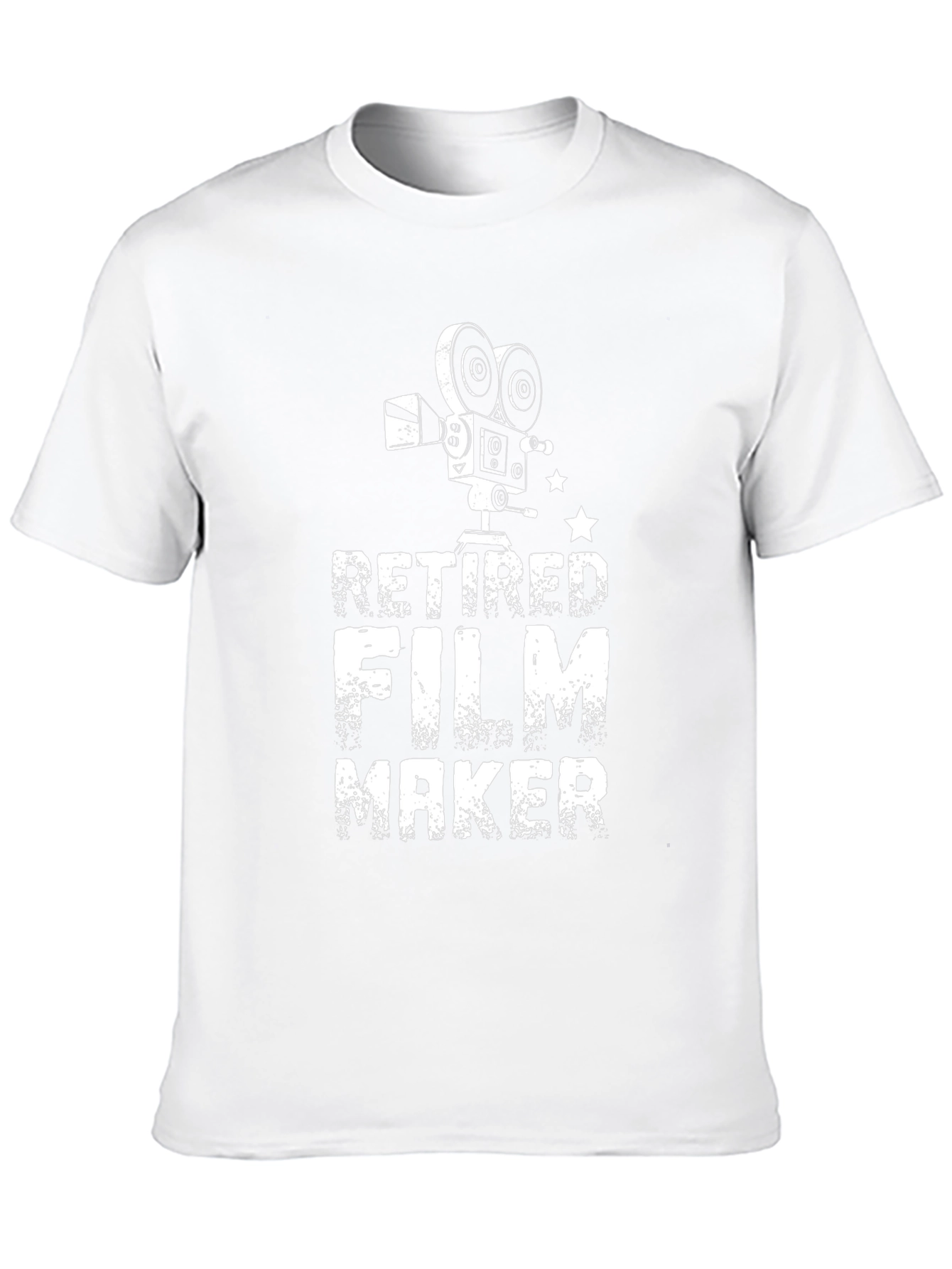 Retired Filmmaker T-Shirt - Black Graphic Tee