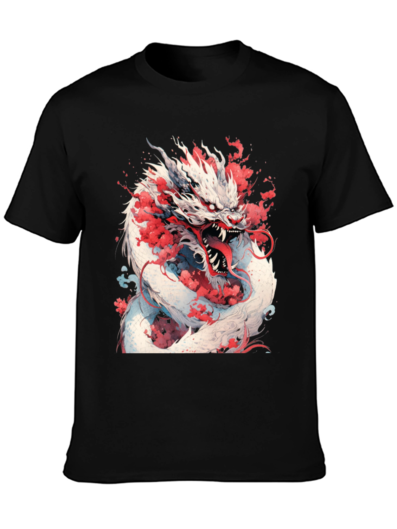 Dragon Graphic Tee - Mythical Creature Art