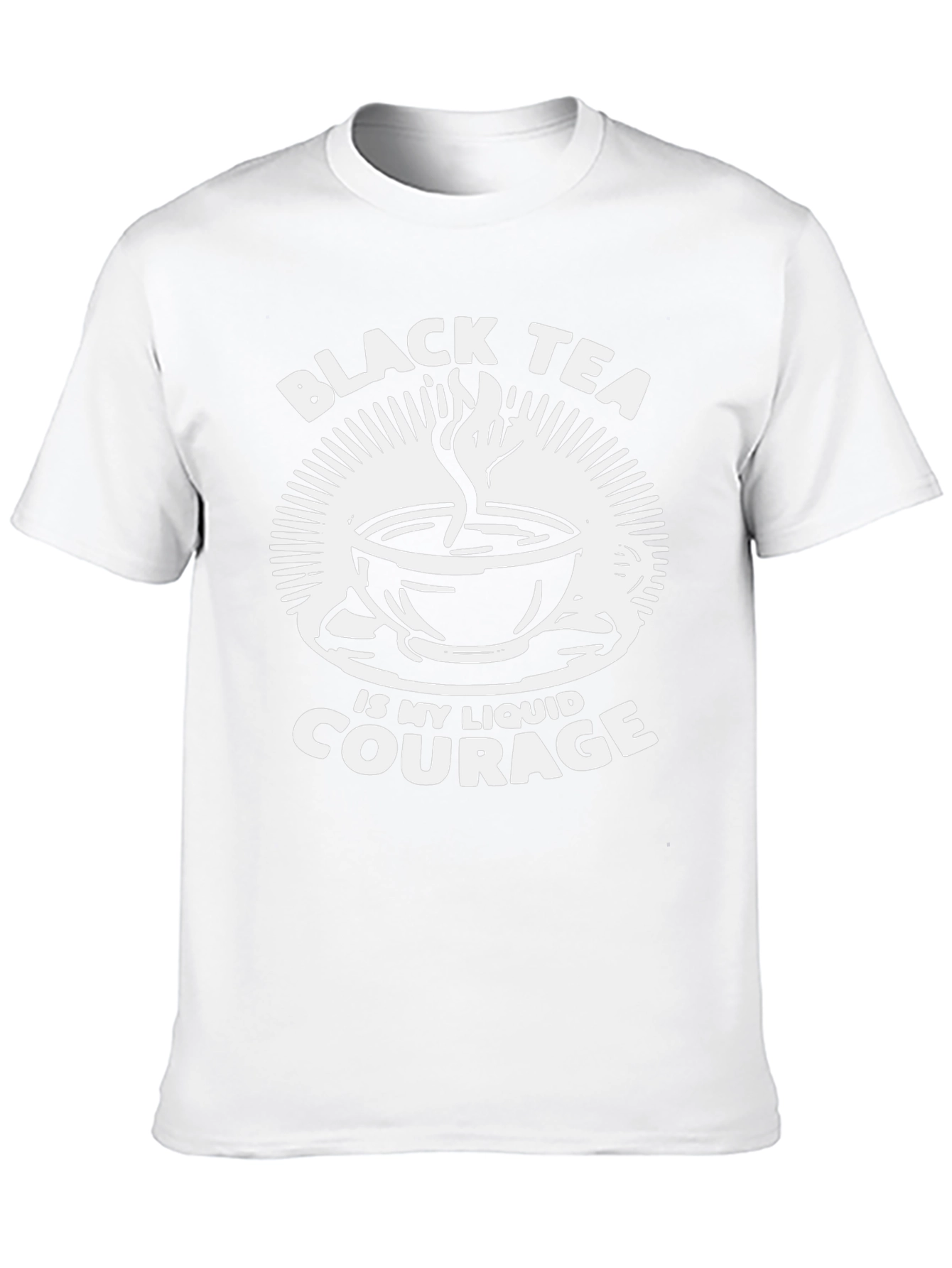 Black Tea Liquid Courage Graphic T-Shirt