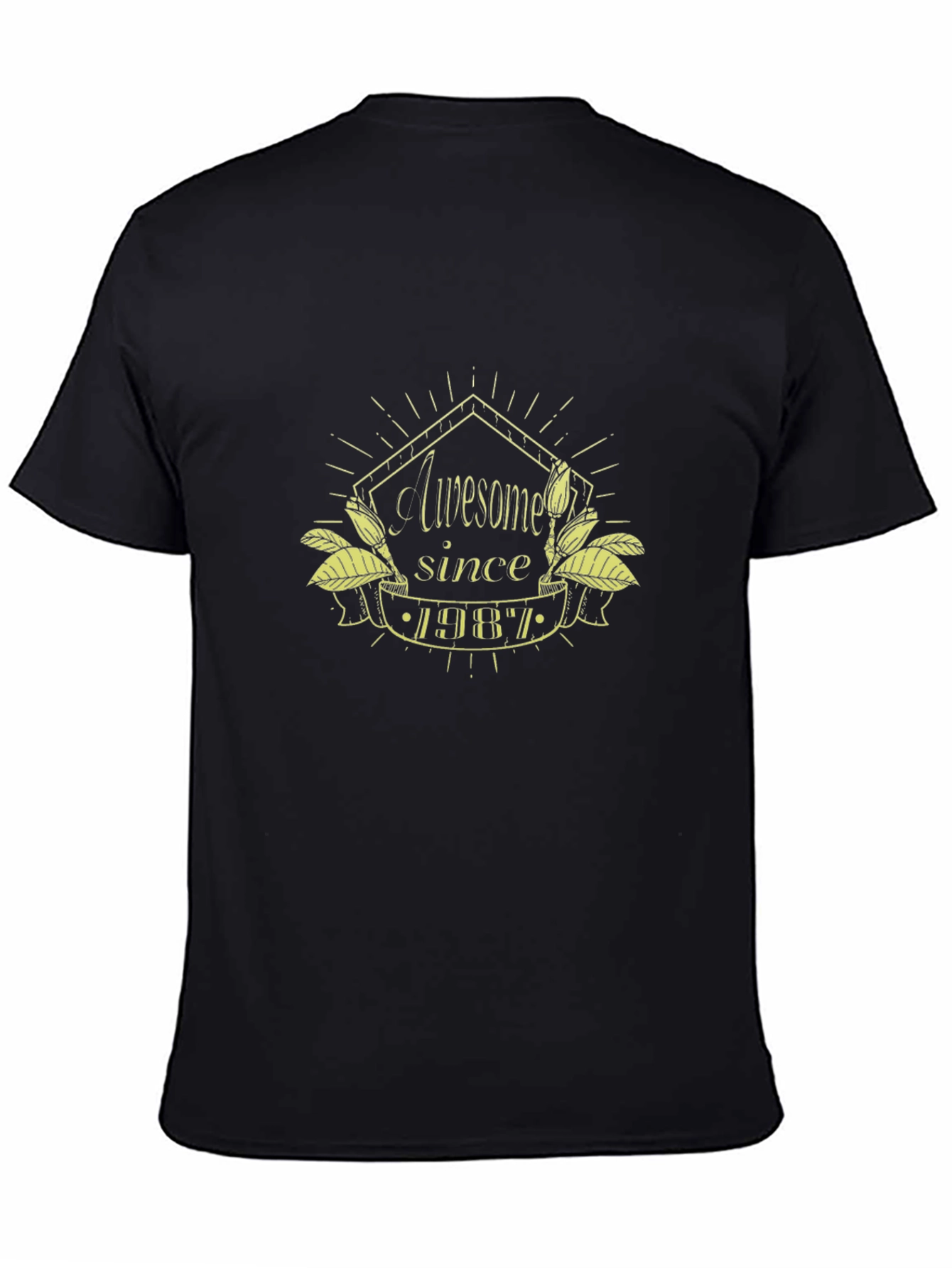Awesome Since 1987 Black T-Shirt