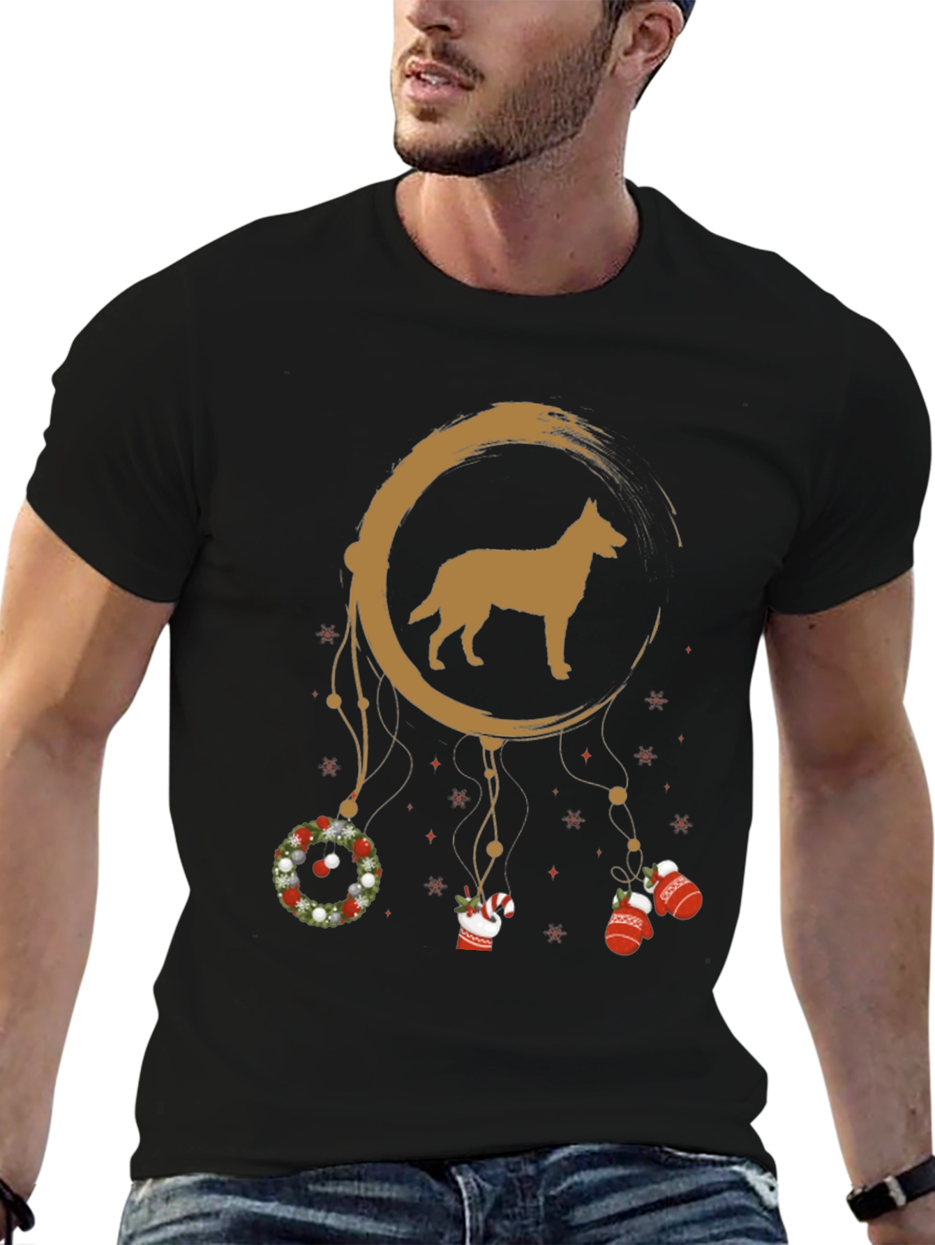 Dog Dreamcatcher Christmas Tee