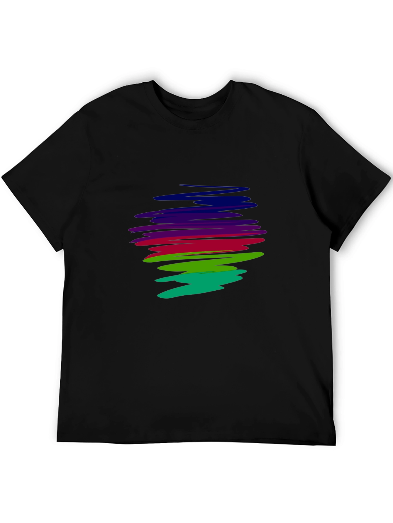 Abstract Rainbow T-Shirt - Mens Graphic Tee
