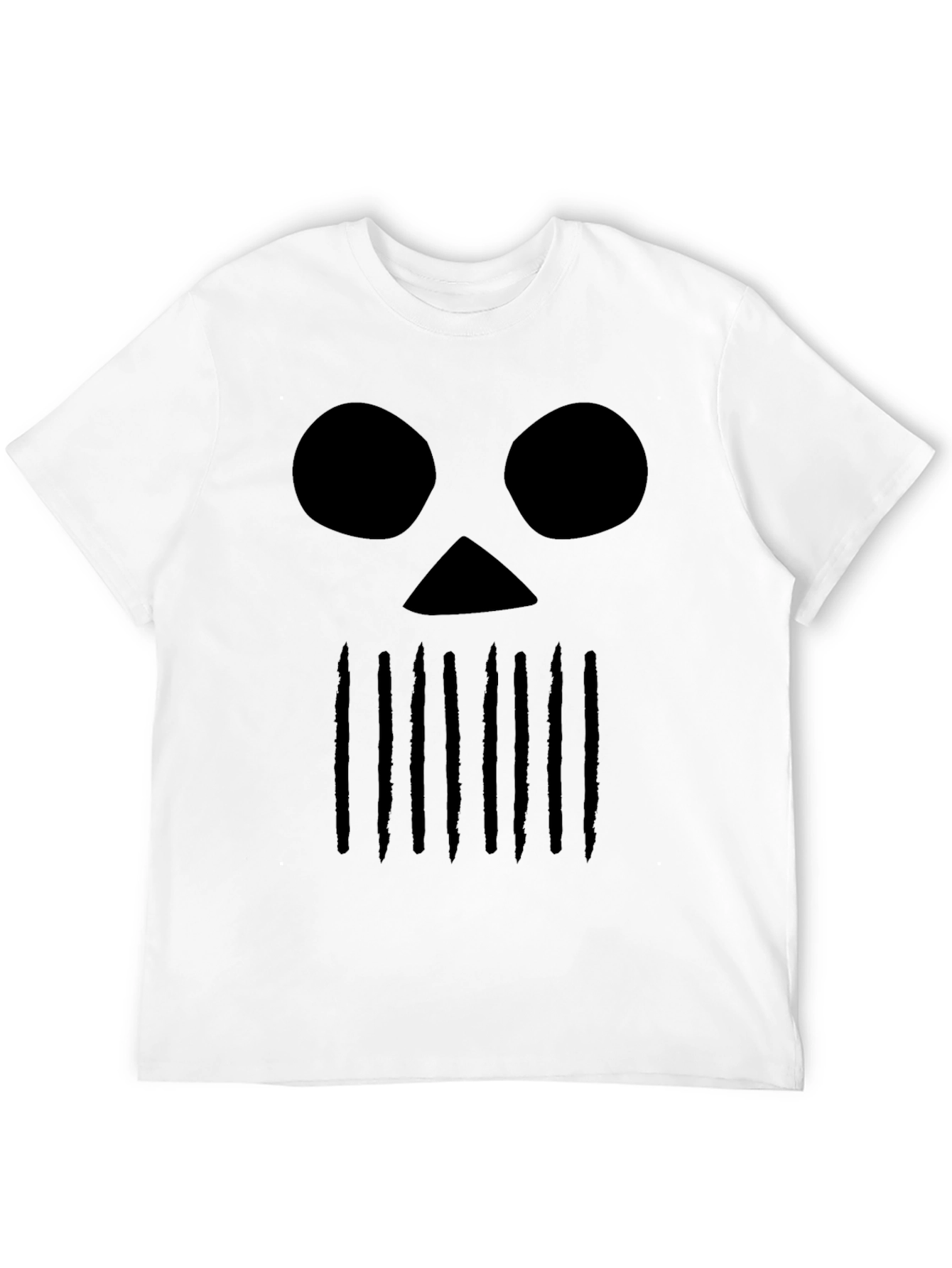 Black Skull Graphic T-Shirt - Edgy Streetwear