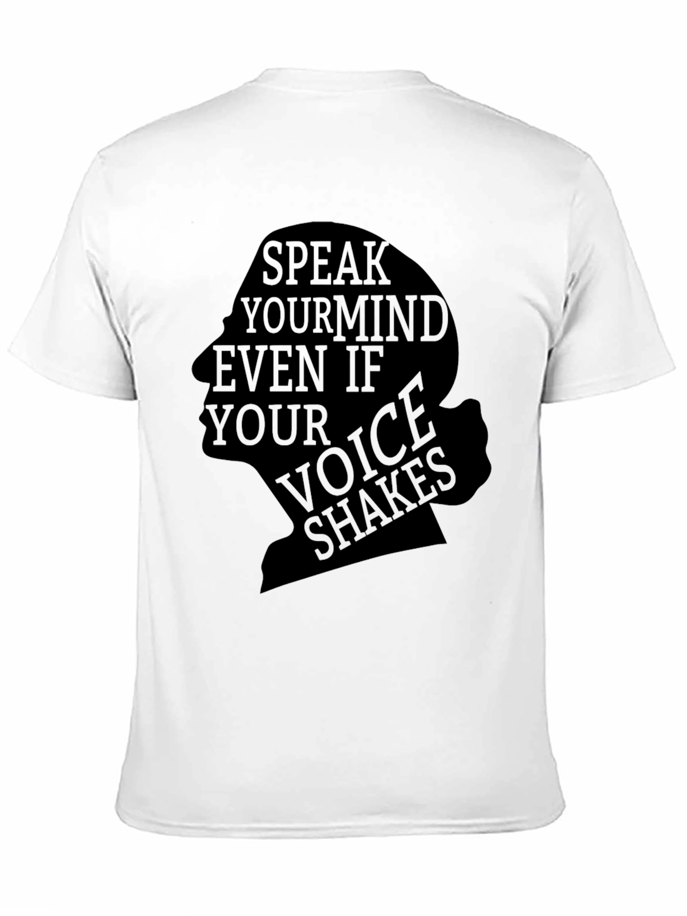 Speak Your Mind Black Graphic Tee