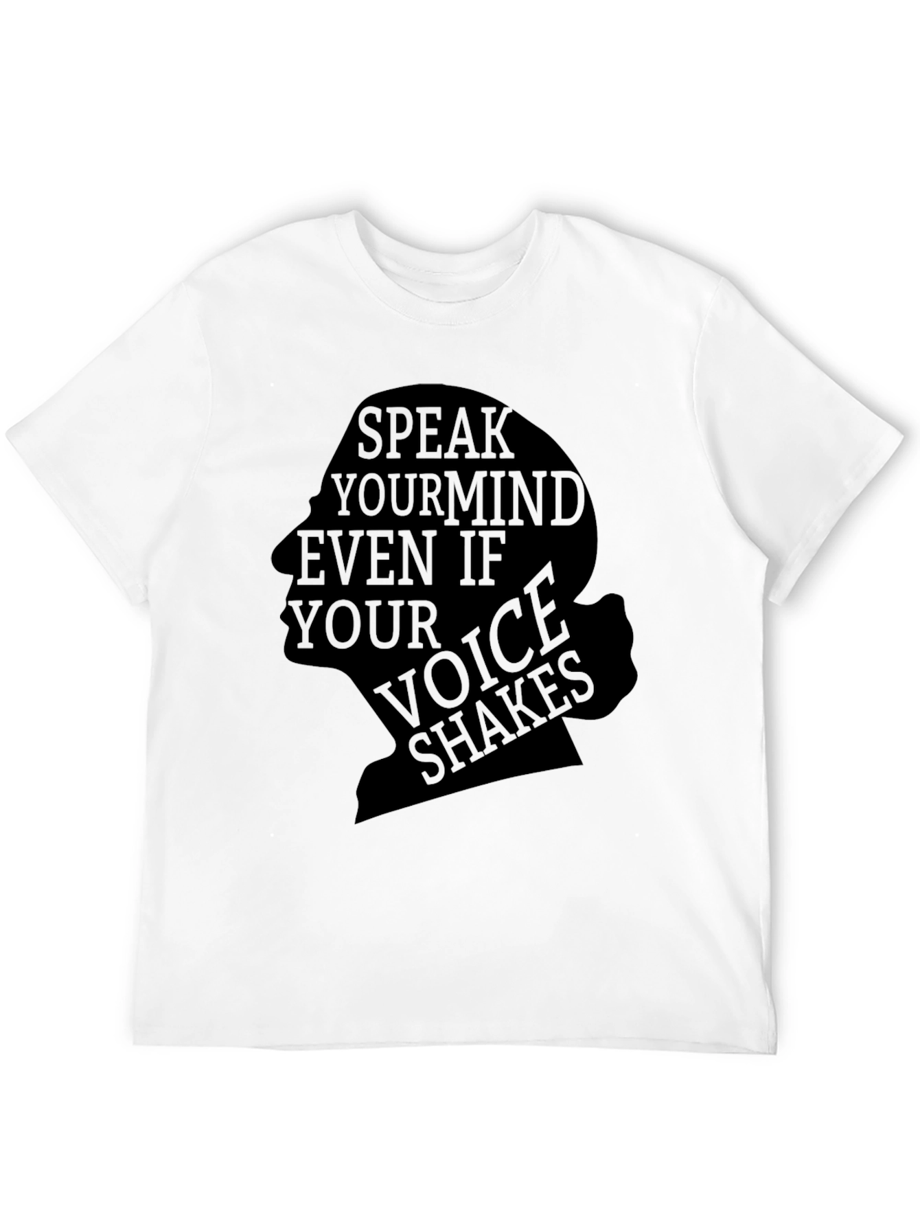 Speak Your Mind Black Graphic Tee