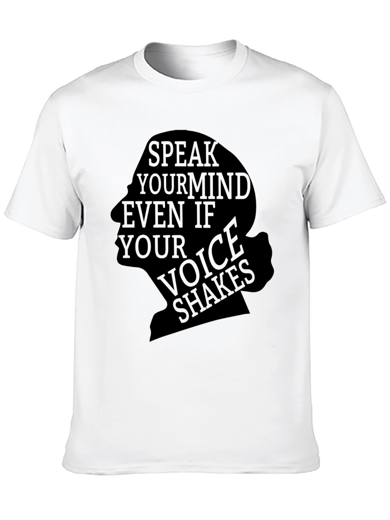 Speak Your Mind Black Graphic Tee