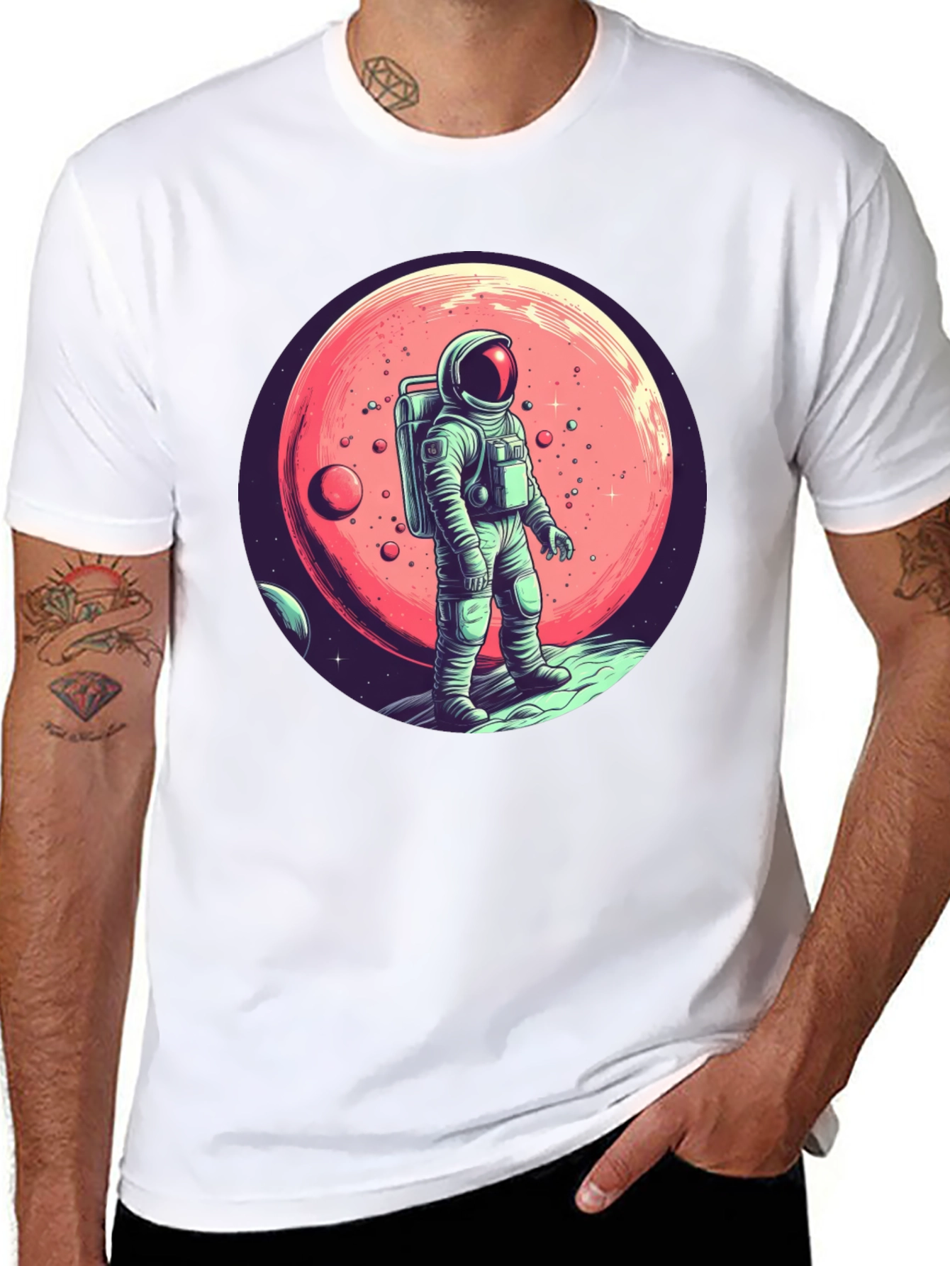 Astronaut Graphic Tee - Space Adventure Shirt