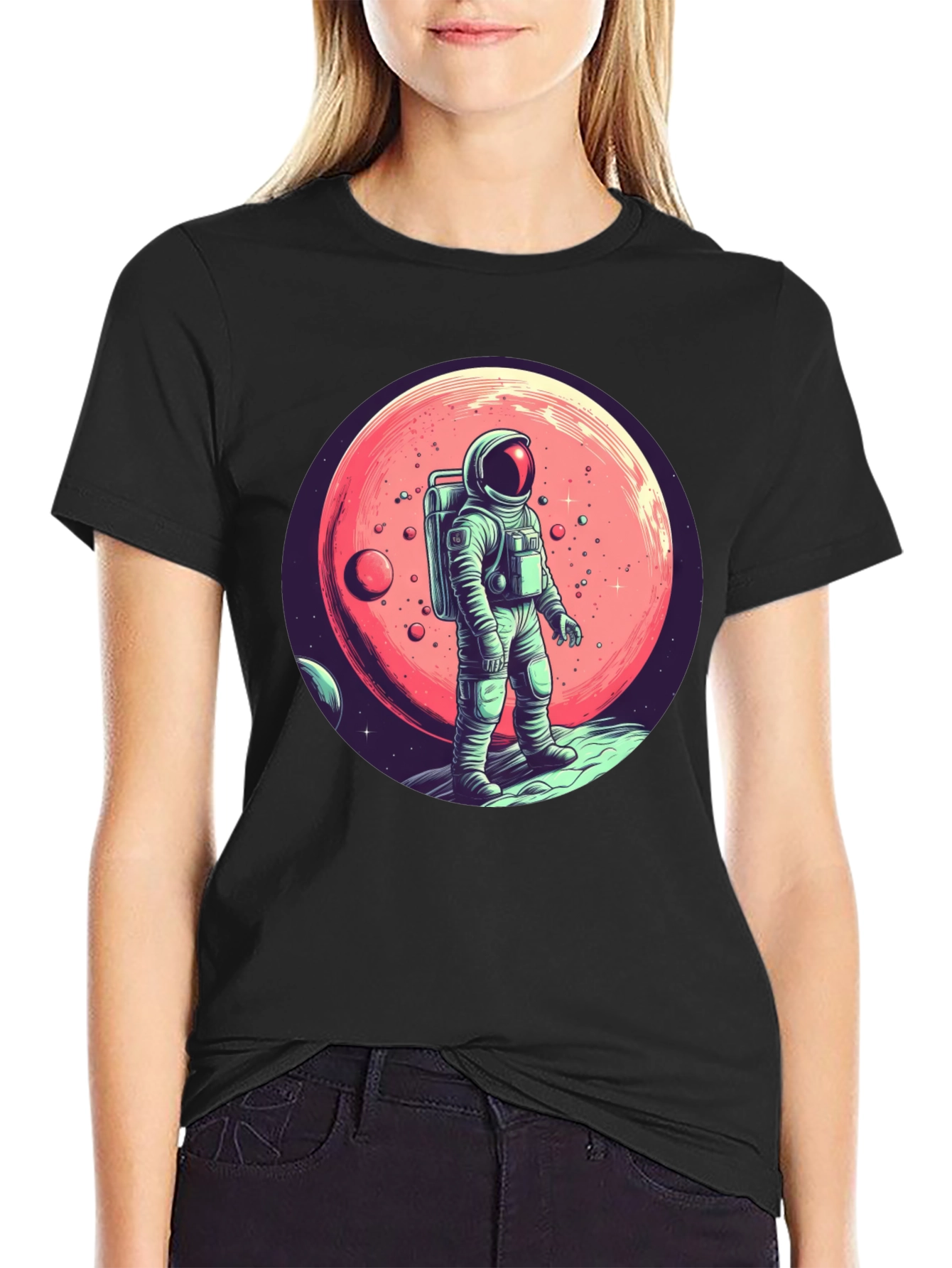 Astronaut Graphic Tee - Space Adventure Shirt