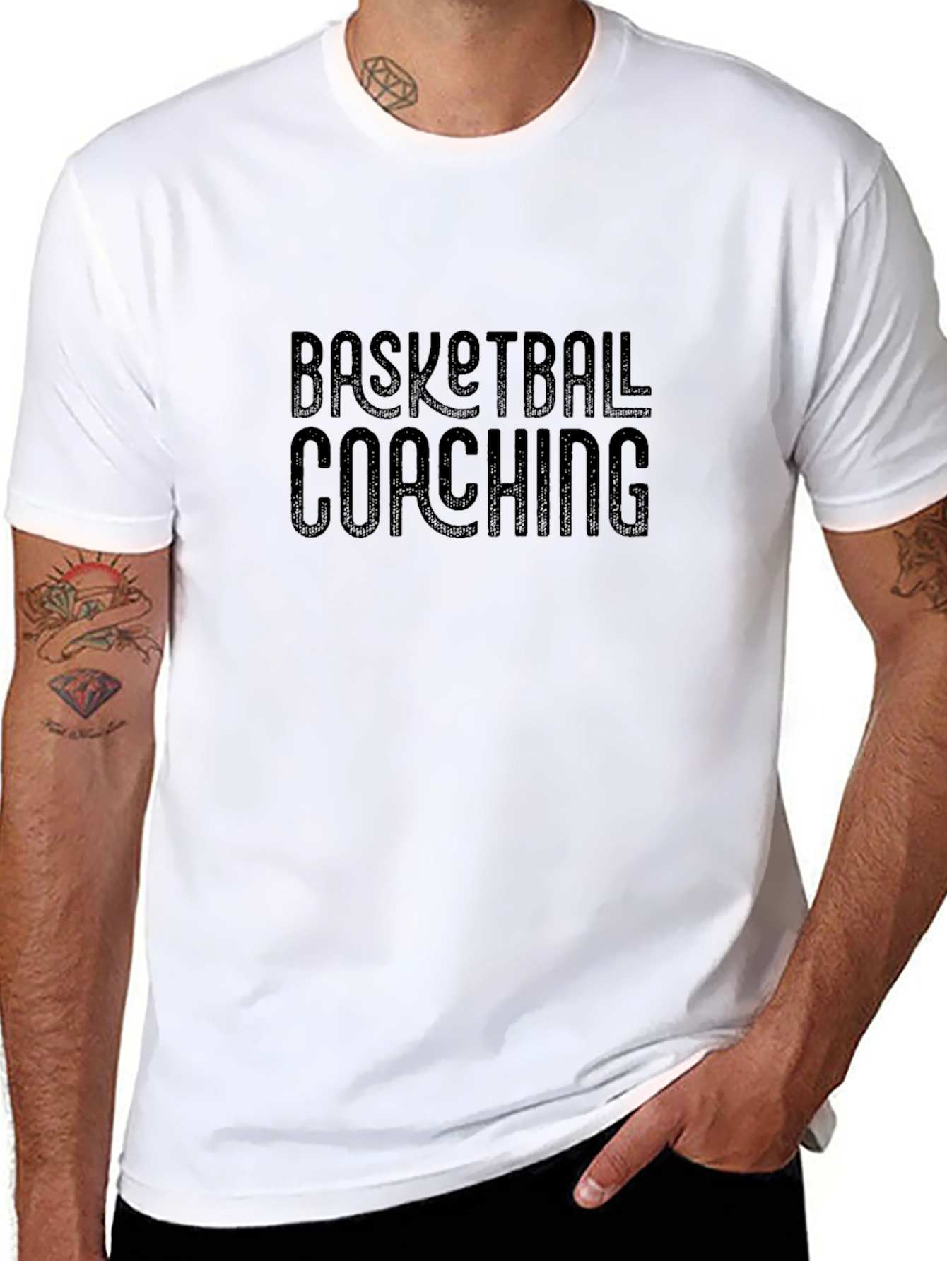 Basketball Coaching Tee - Stylish Sportswear