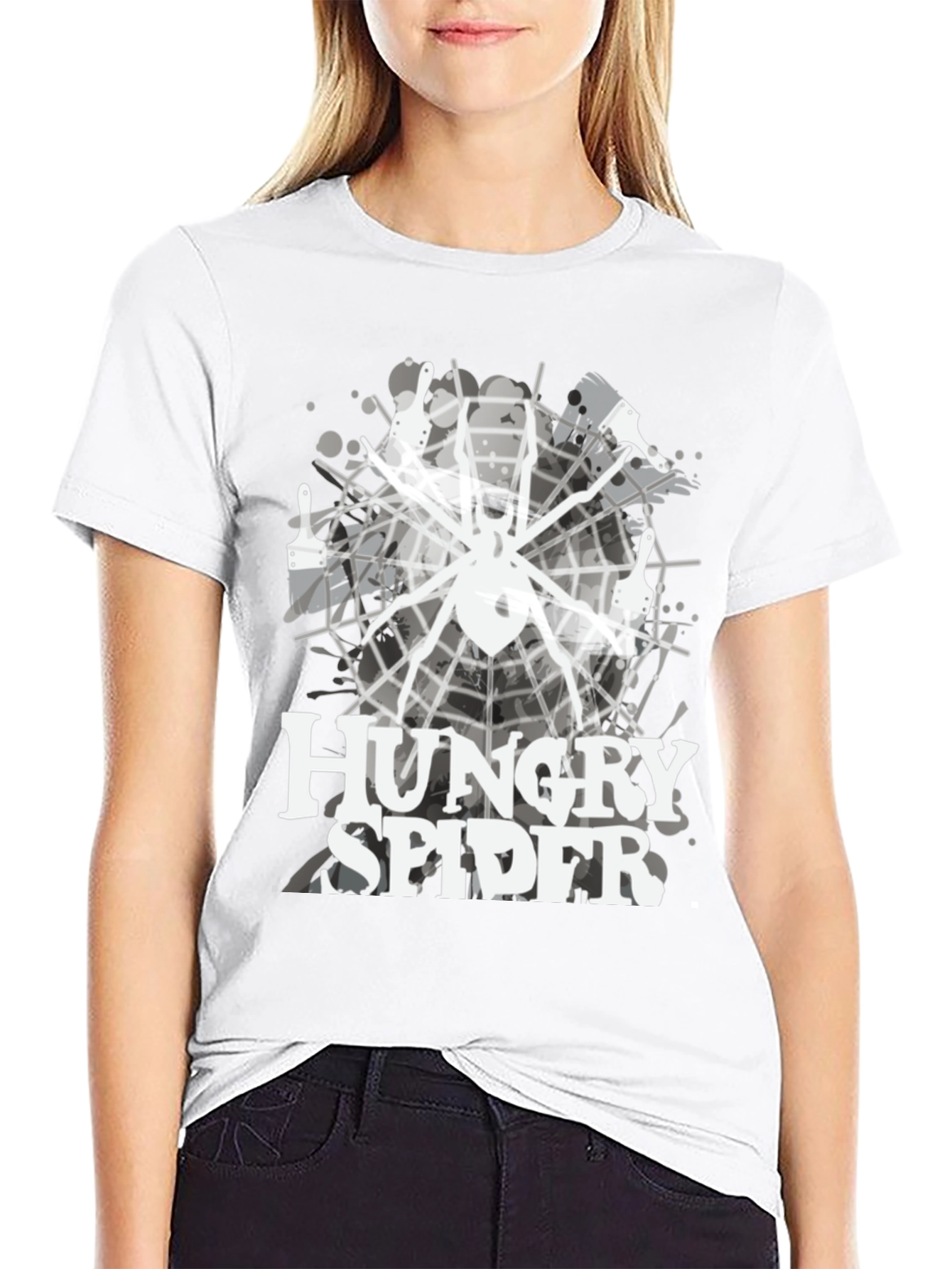 Hungry Spider Graphic Tee - Unique Design