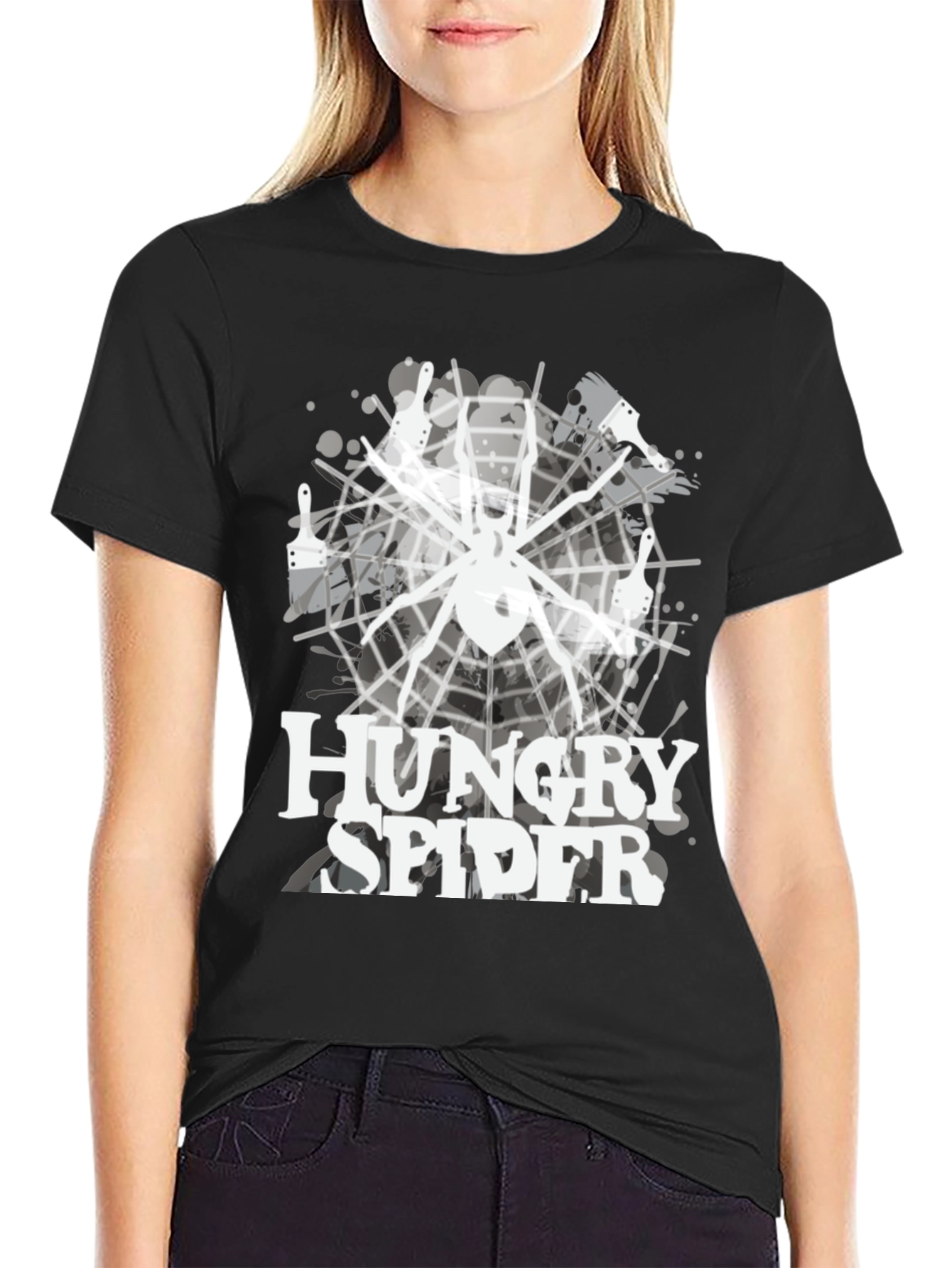 Hungry Spider Graphic Tee - Unique Design