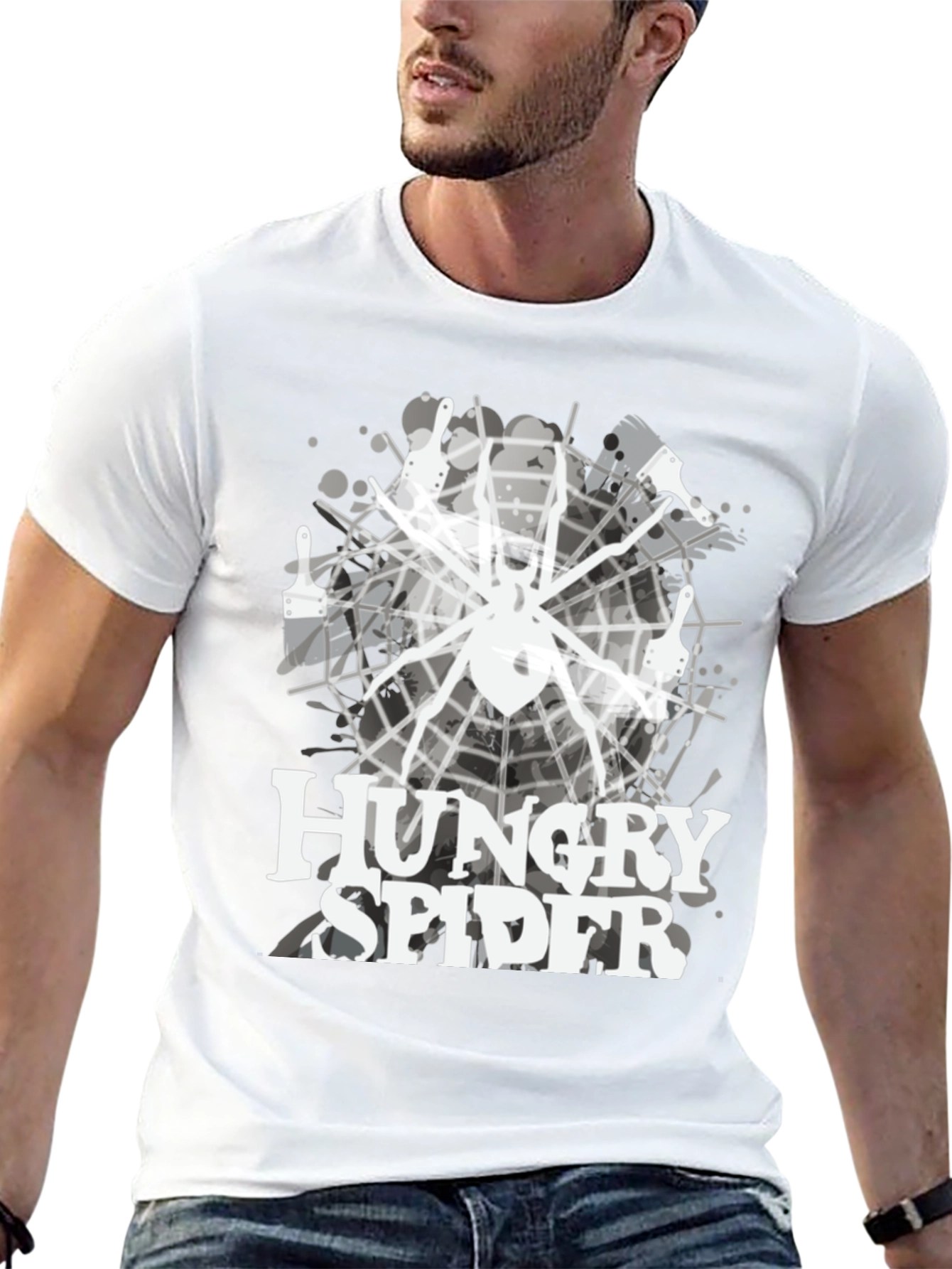 Hungry Spider Graphic Tee - Unique Design