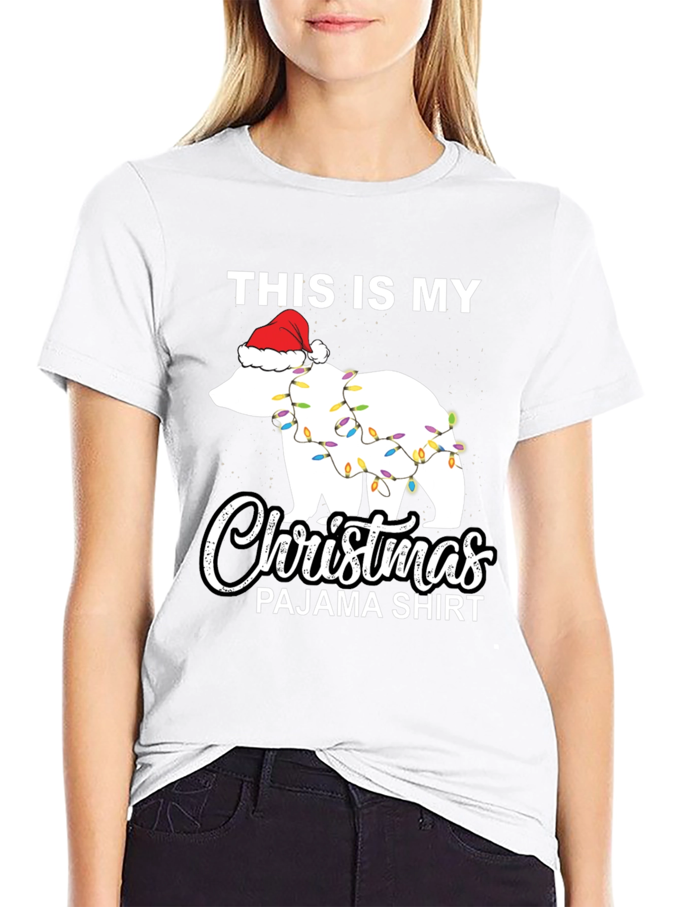 Christmas Bear Pajama T-Shirt