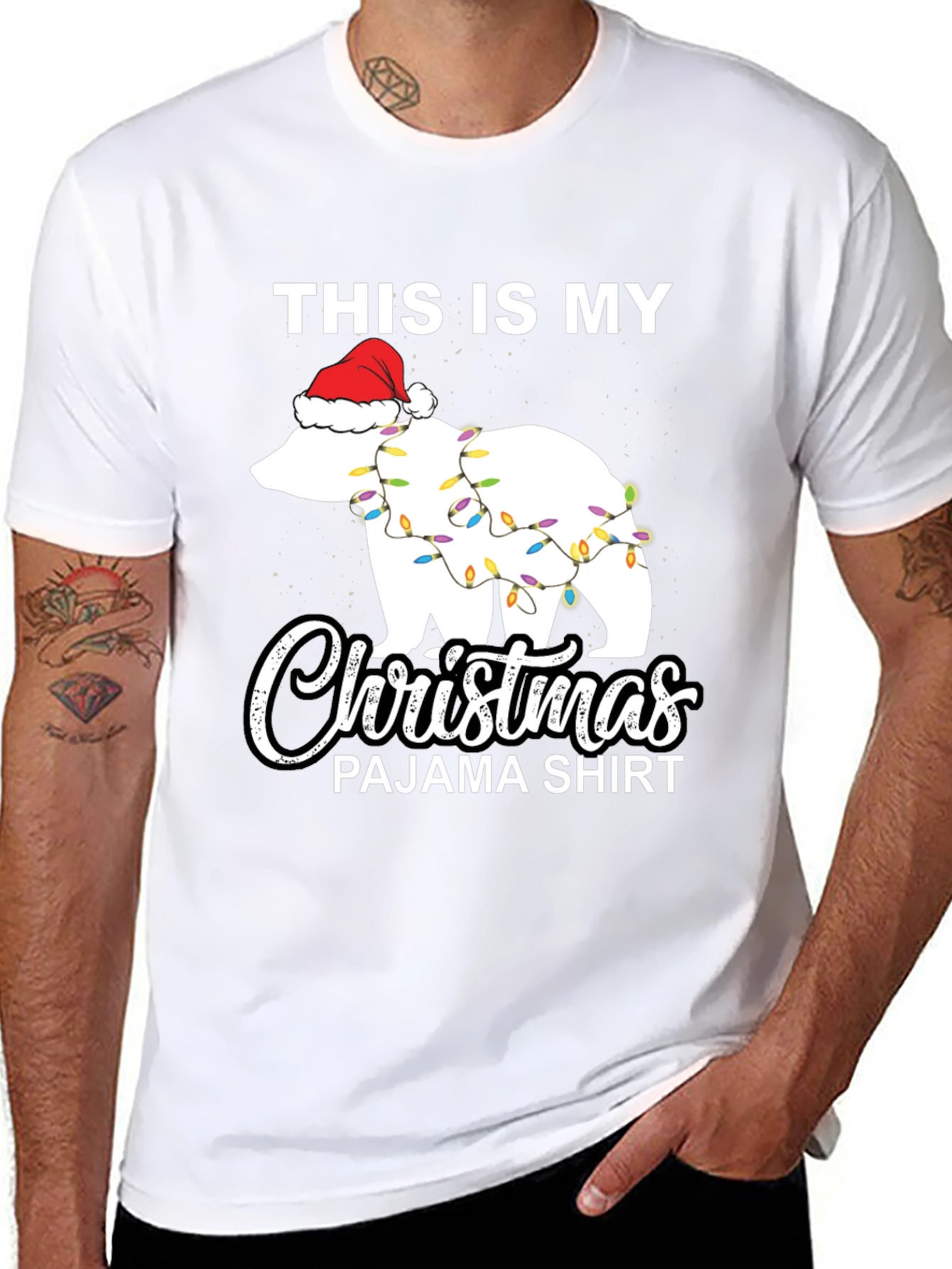 Christmas Bear Pajama T-Shirt