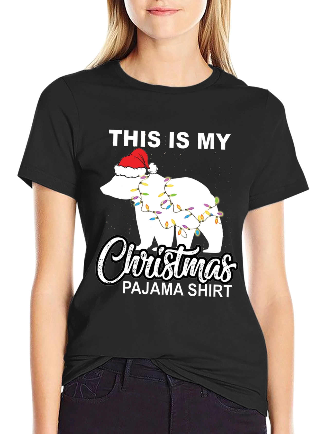 Christmas Bear Pajama T-Shirt