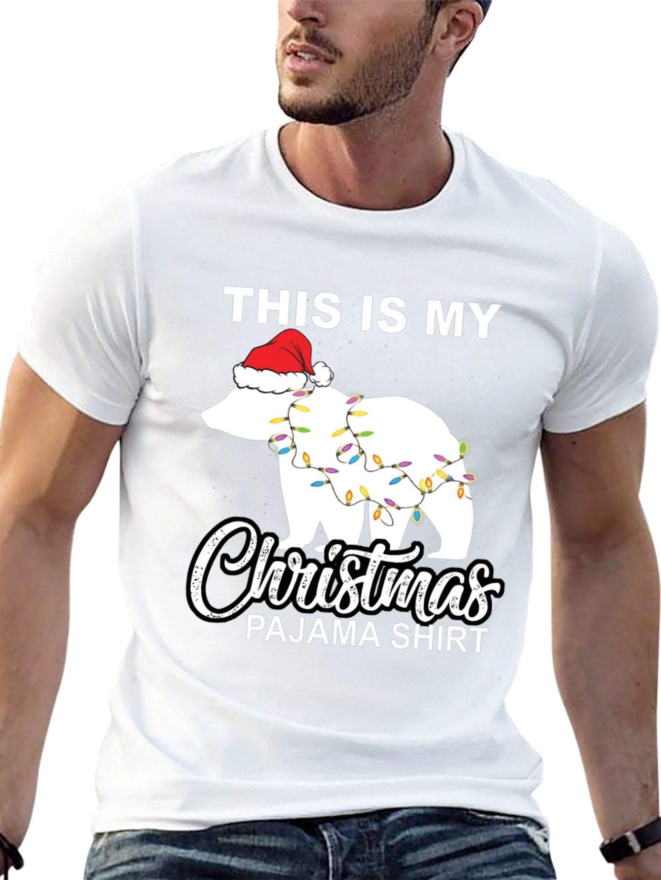 Christmas Bear Pajama T-Shirt
