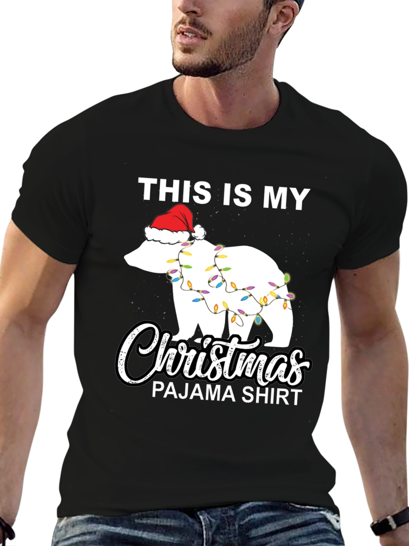 Christmas Bear Pajama T-Shirt