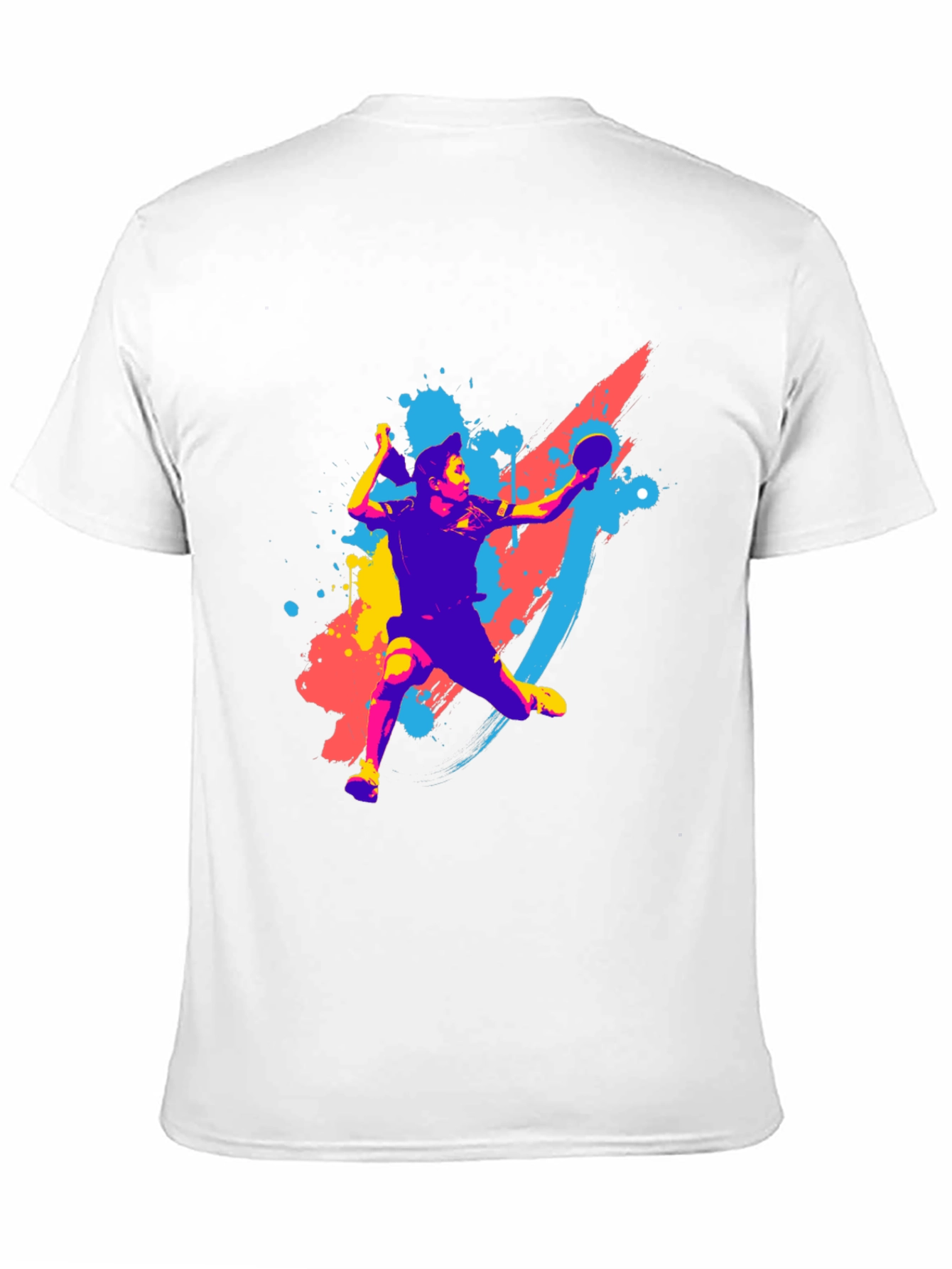 Table Tennis Player Graphic Tee - Sporty Style