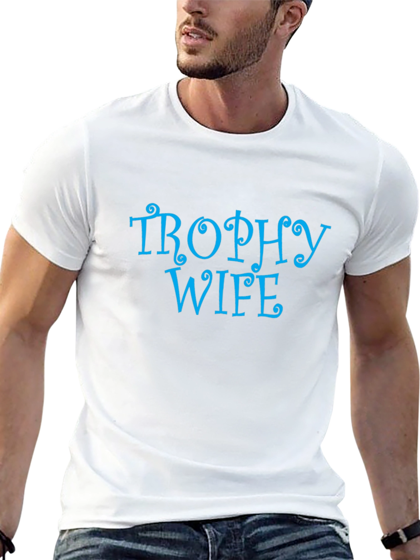 Trophy Wife Graphic T-Shirt - Novelty Tee