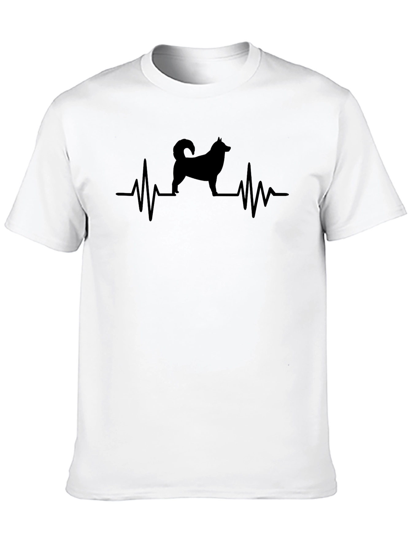 Dog Heartbeat T-Shirt - Unisex Casual Tee