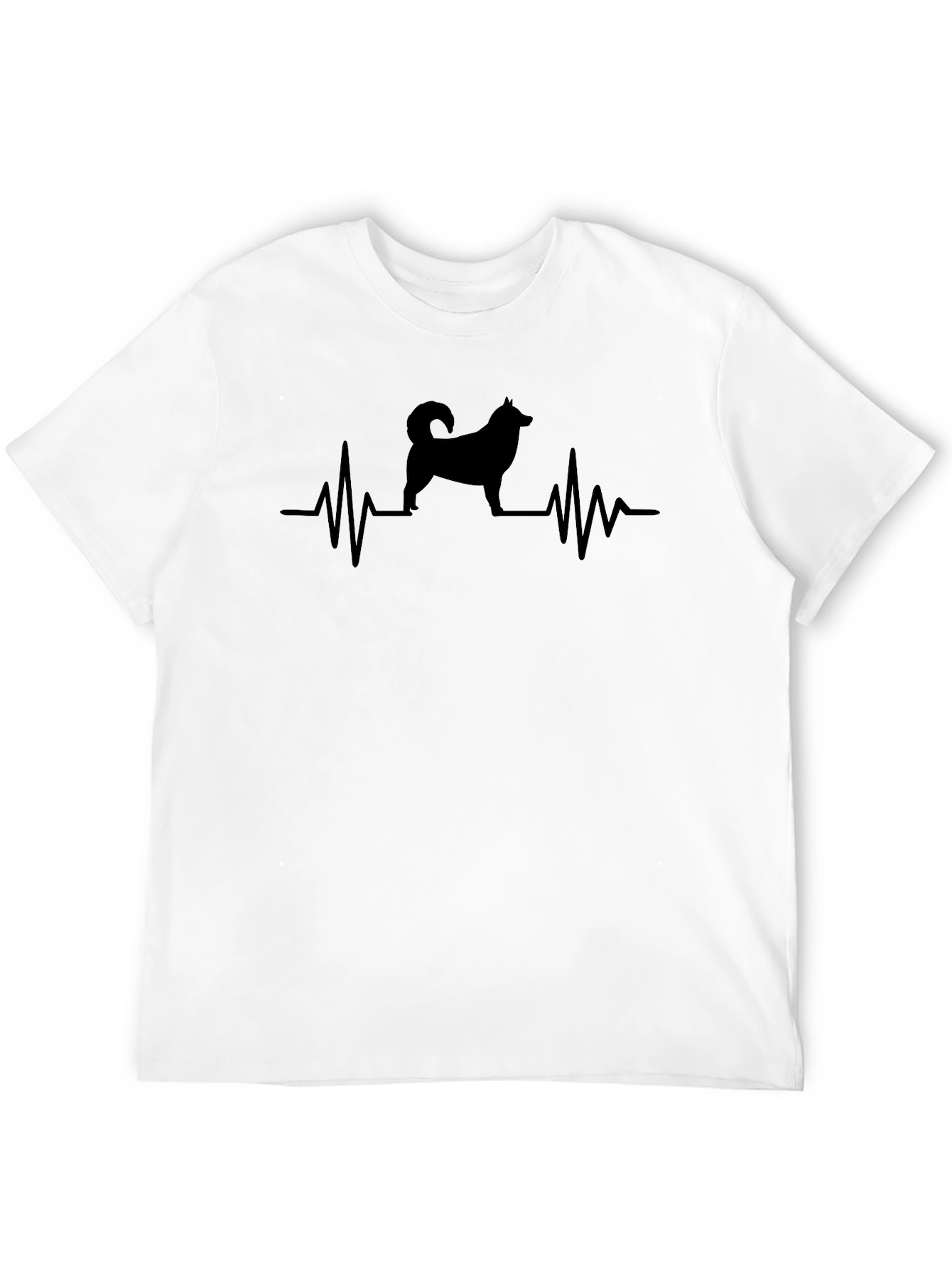 Dog Heartbeat T-Shirt - Unisex Casual Tee