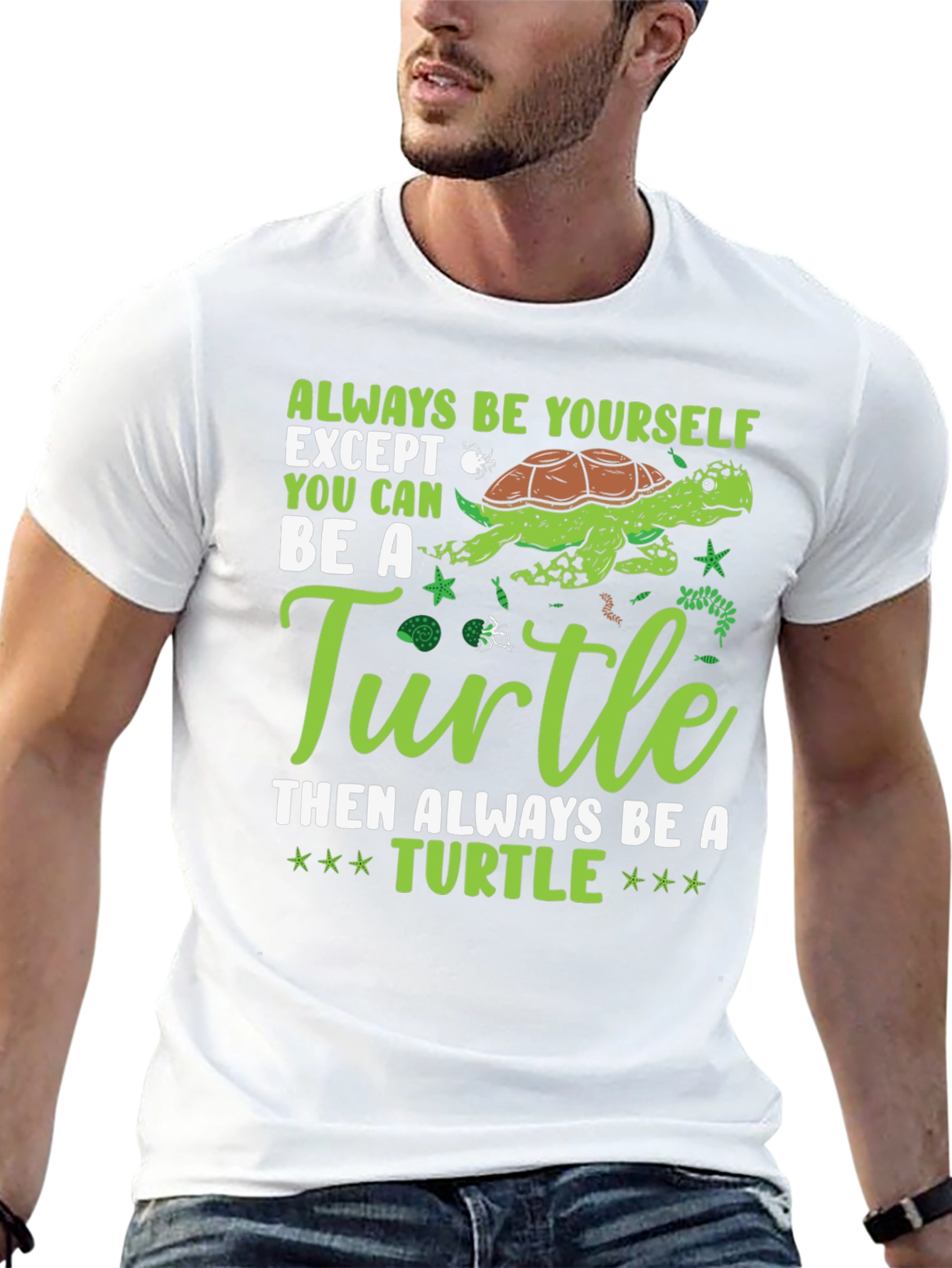 Always Be Yourself Turtle Graphic Tee