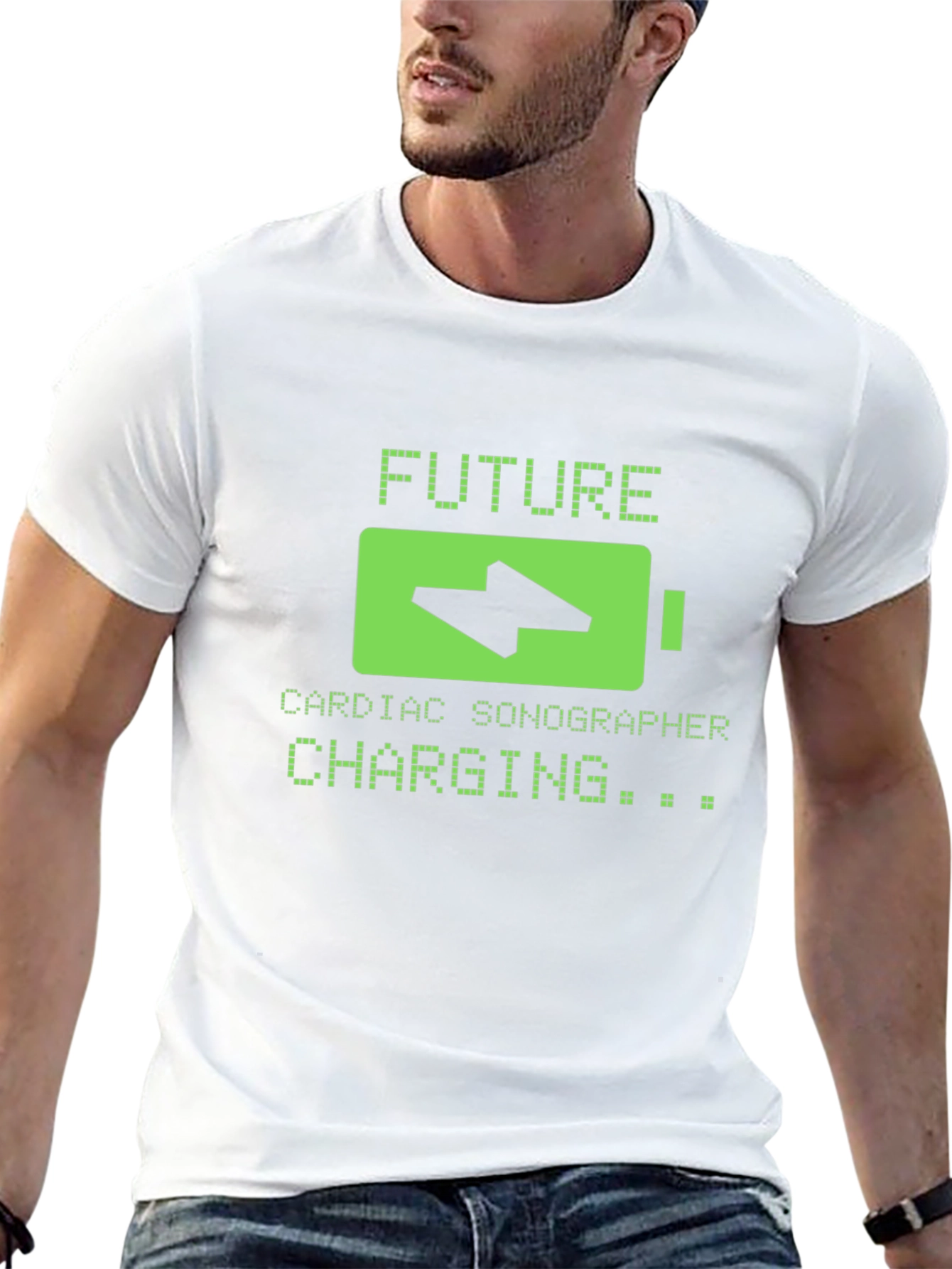 Future Cardiac Sonographer Charging T-Shirt