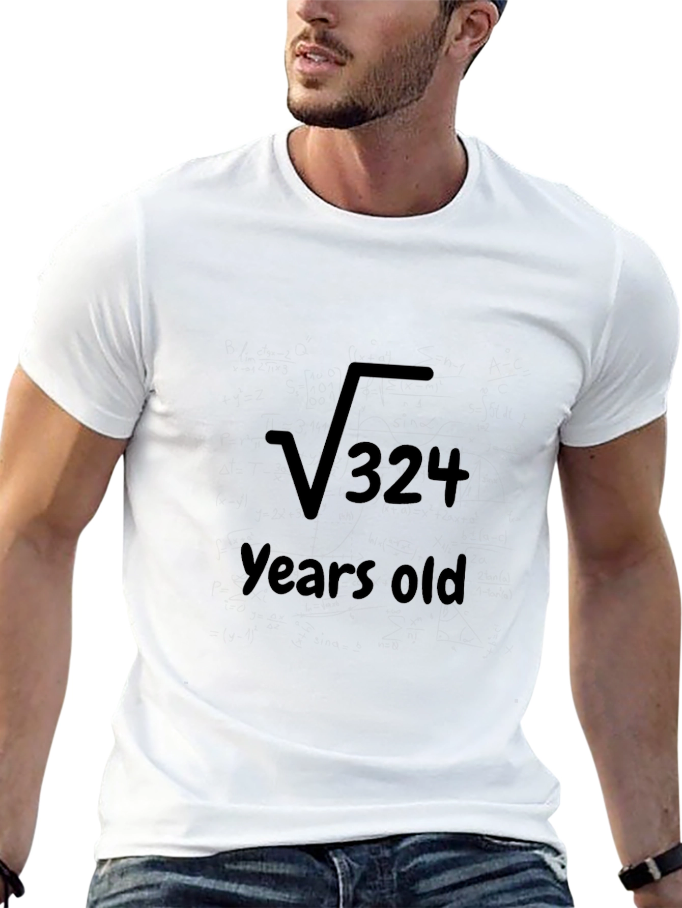 Funny Math Birthday T-Shirt: Square Root of 324