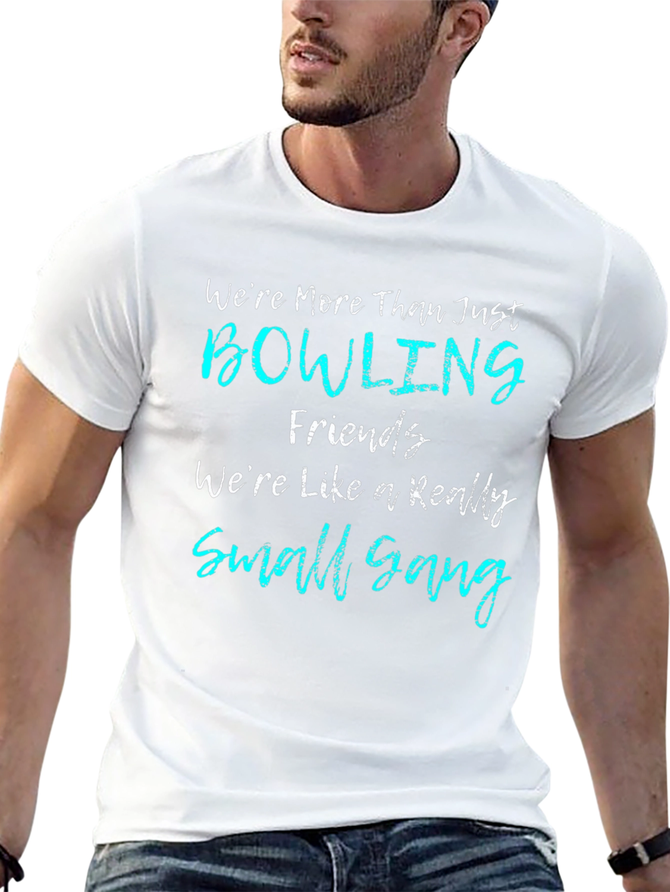 Bowling Friends Gang Graphic T-Shirt