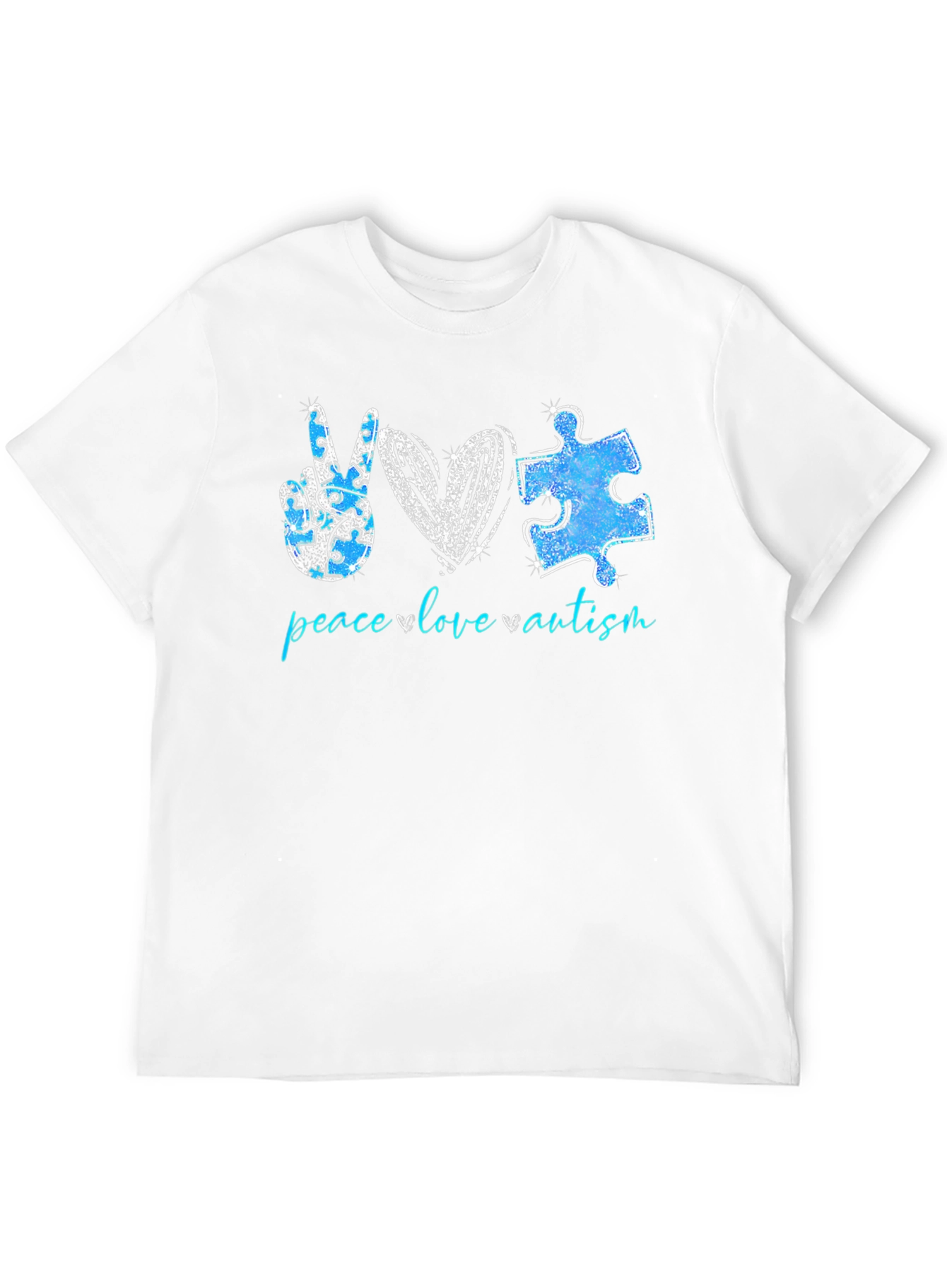 Peace Love Autism T-Shirt