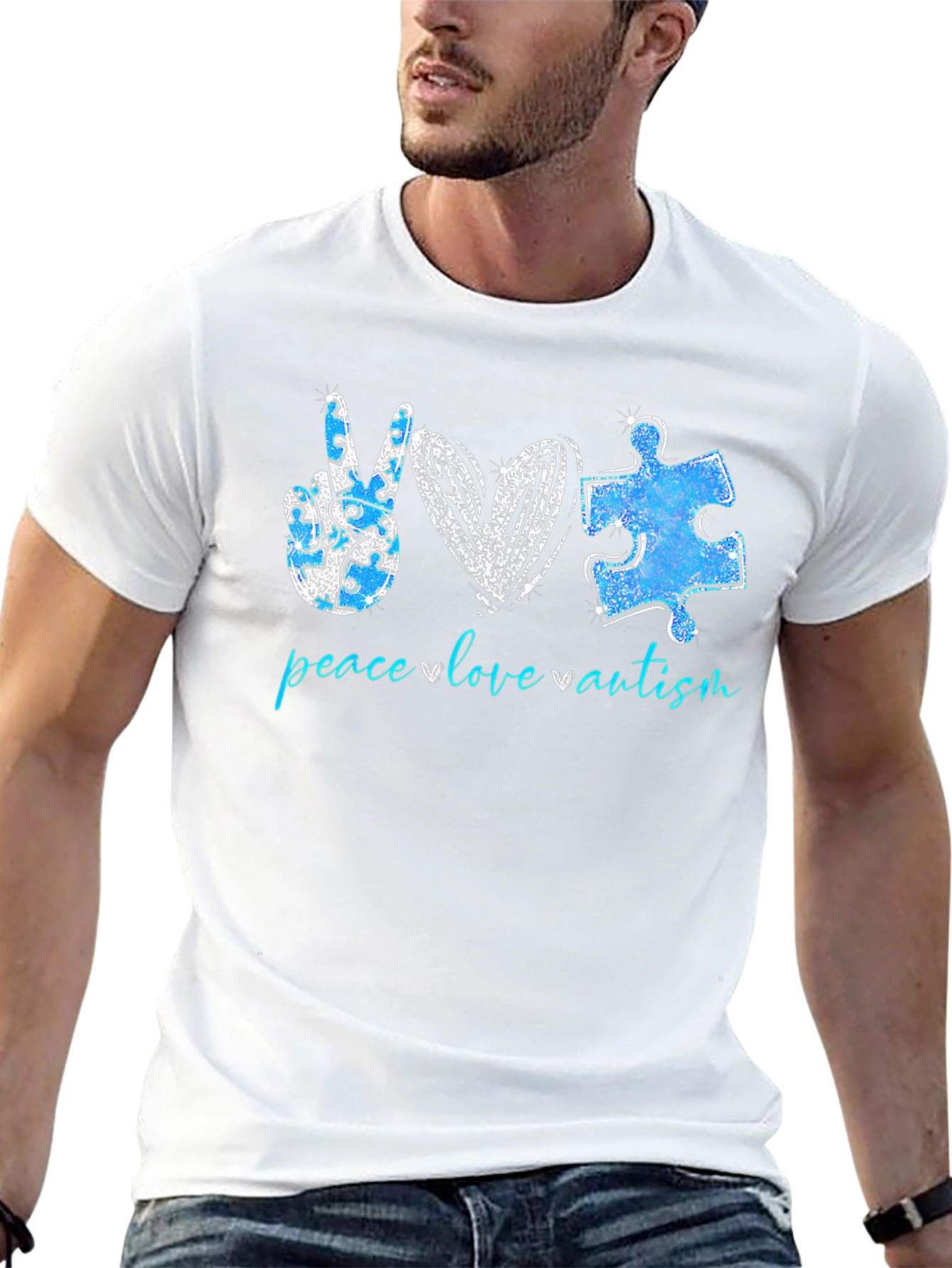 Peace Love Autism T-Shirt