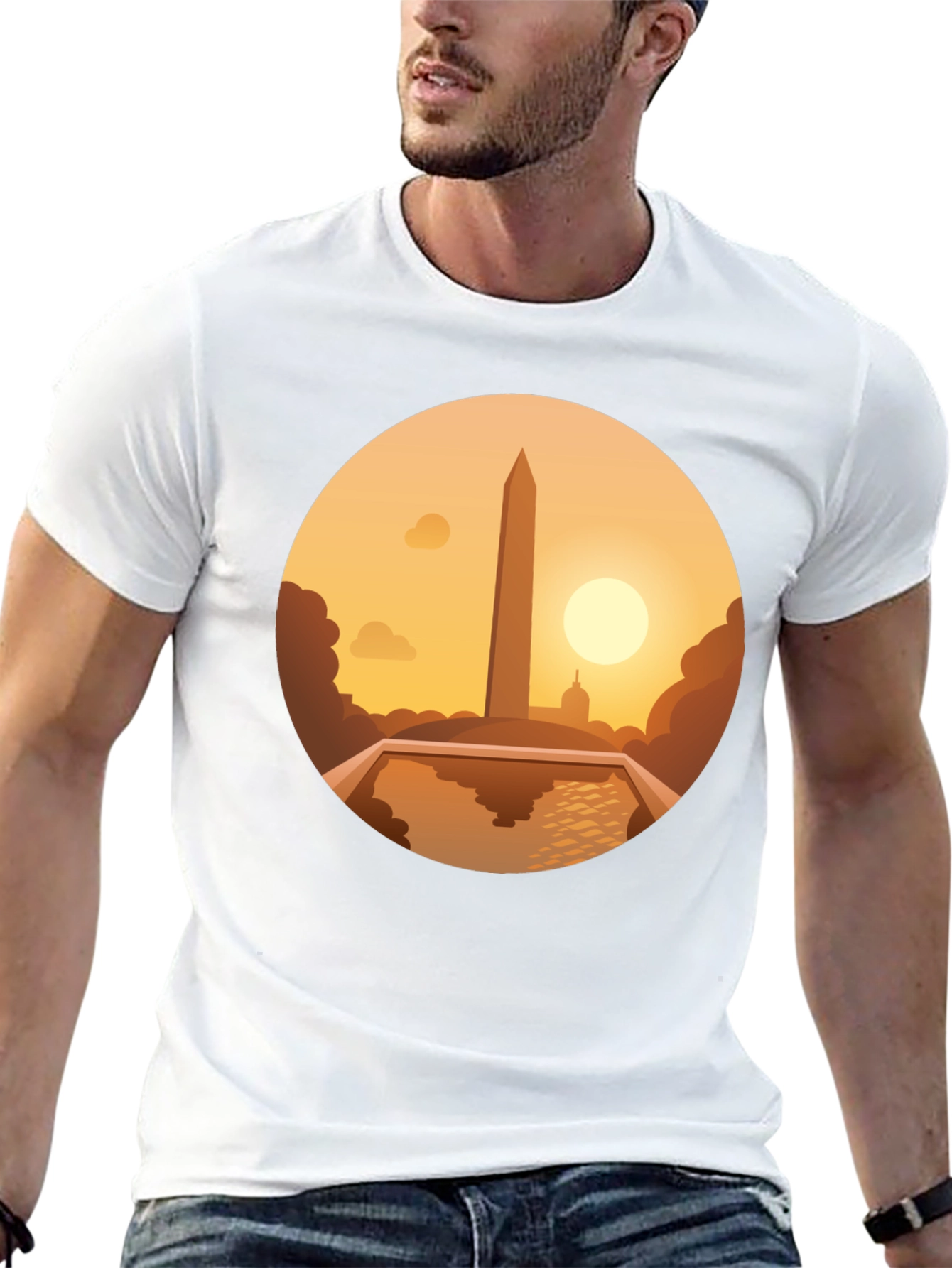 Washington Monument Graphic T-Shirt