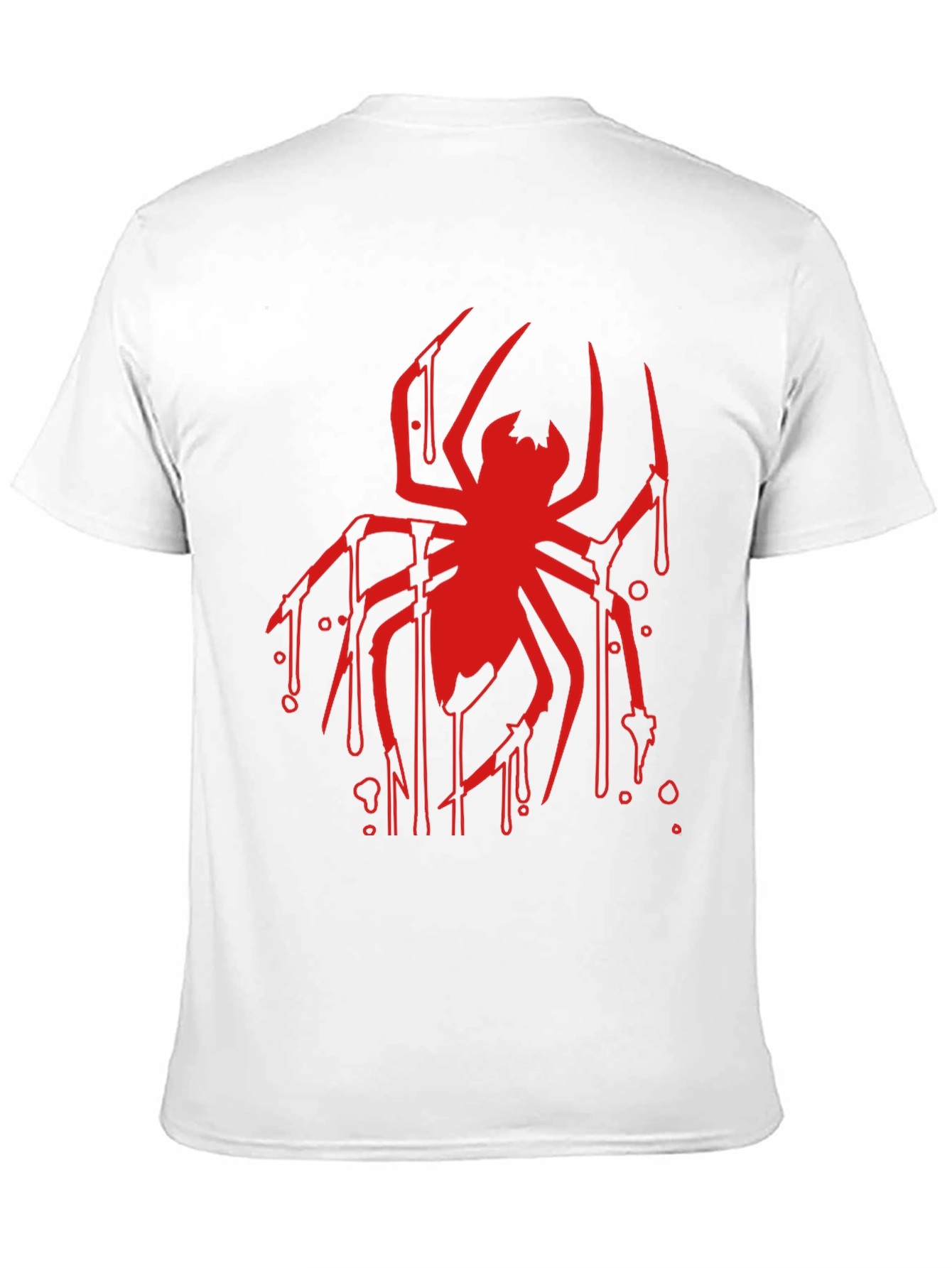 Red Spider Graphic Black T-Shirt