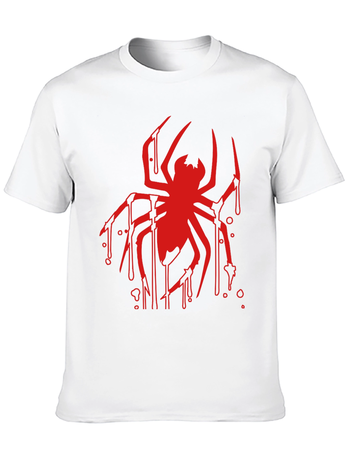 Red Spider Graphic Black T-Shirt